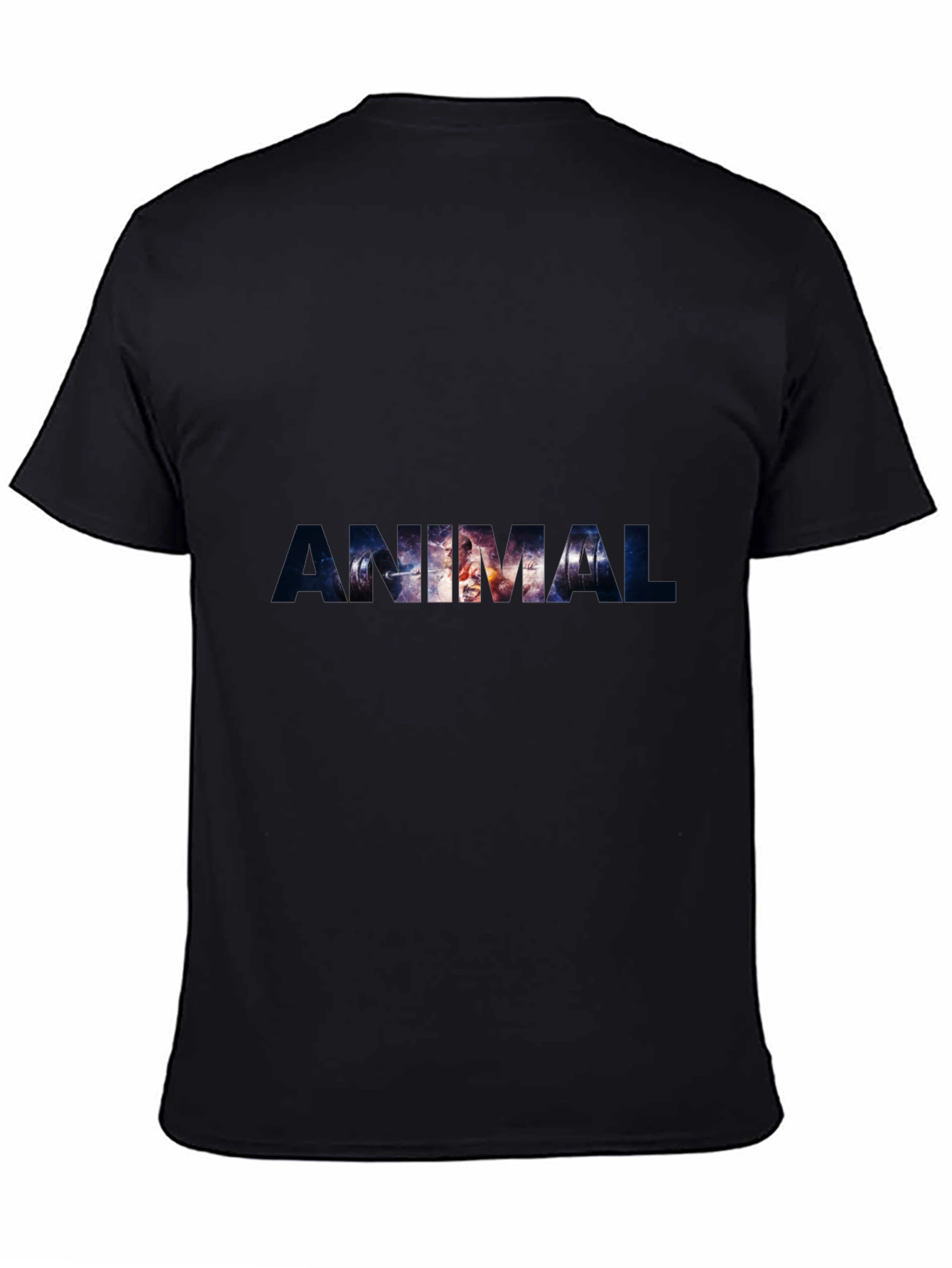 Animal Print Black Graphic T-Shirt