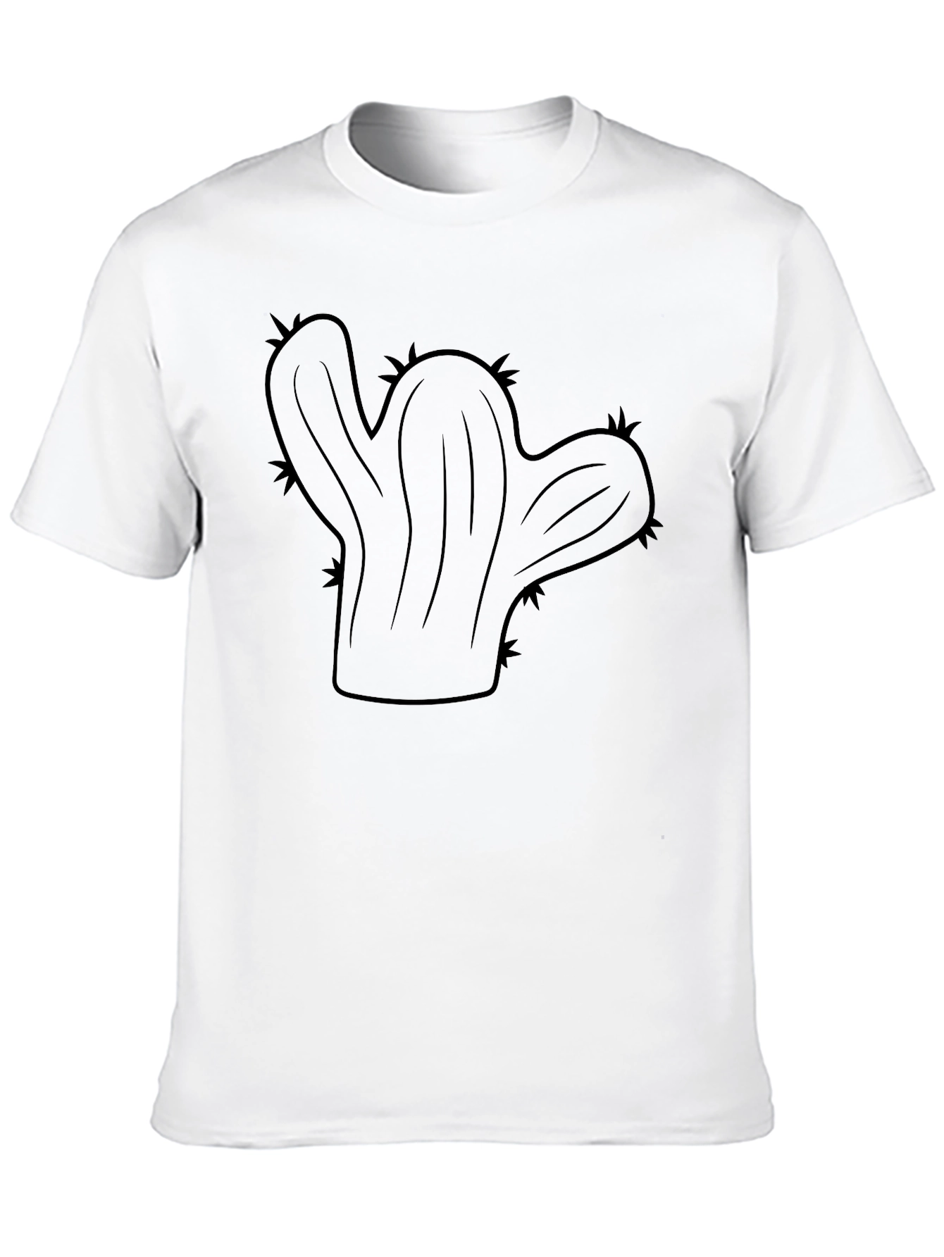 Cactus Graphic Print Mens T-Shirt