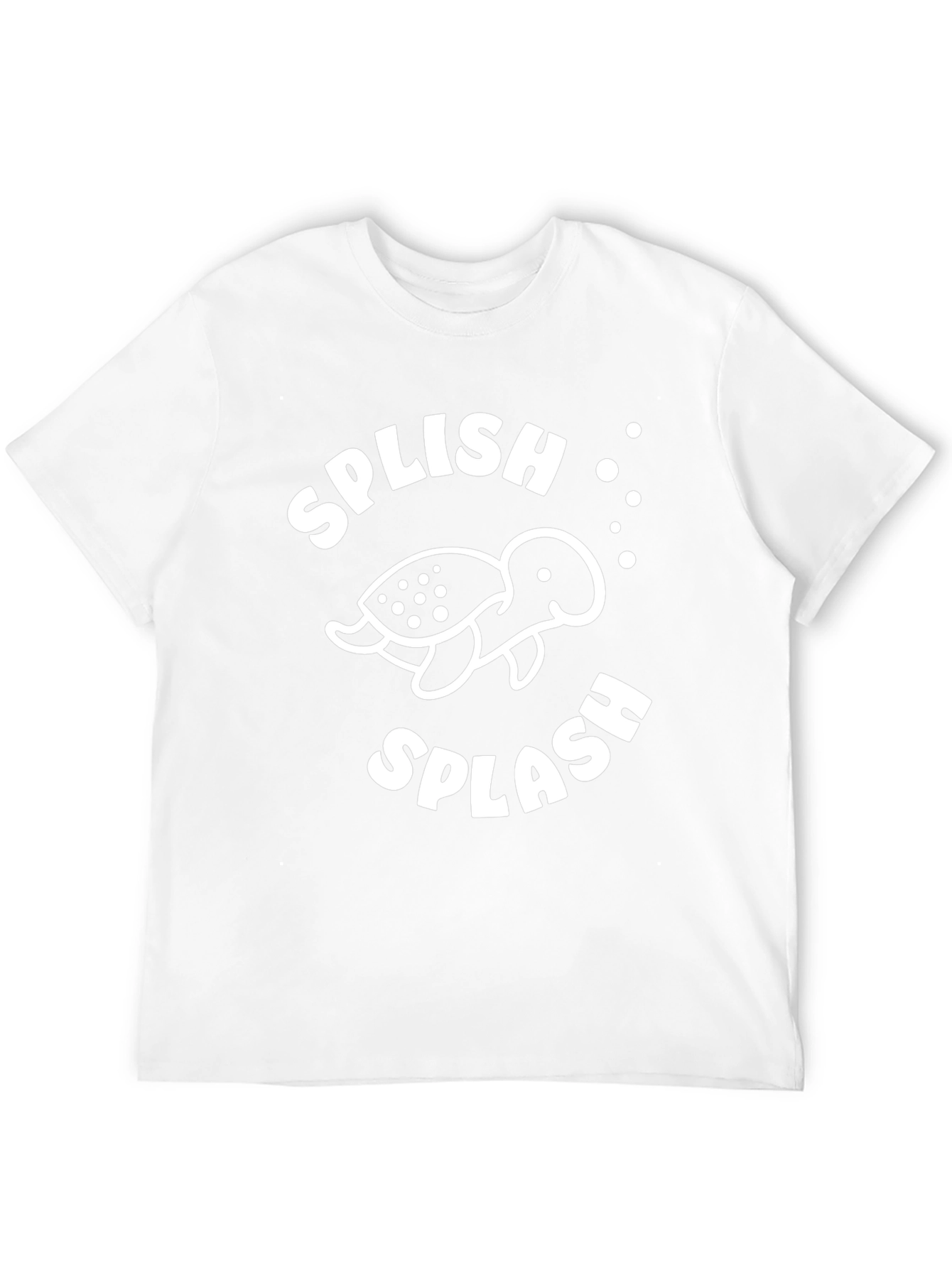 Splish Splash Turtle Graphic Tee - Black