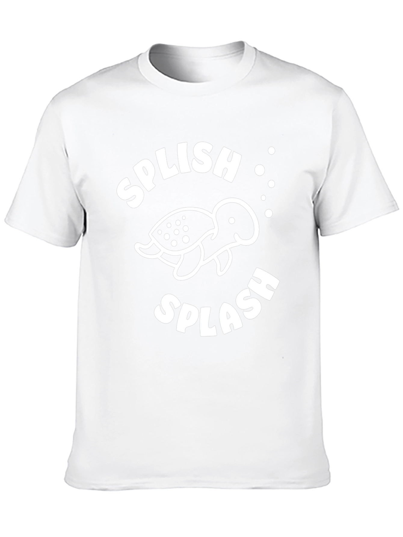 Splish Splash Turtle Graphic Tee - Black