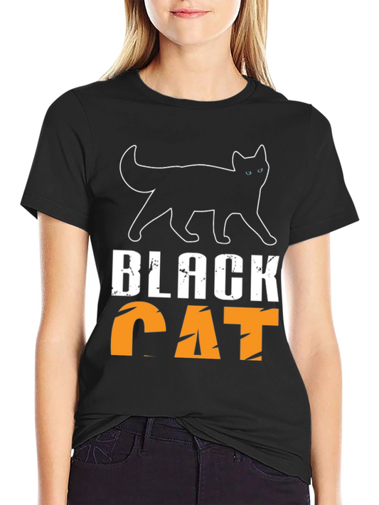 Black Cat T-Shirt - Unique Design