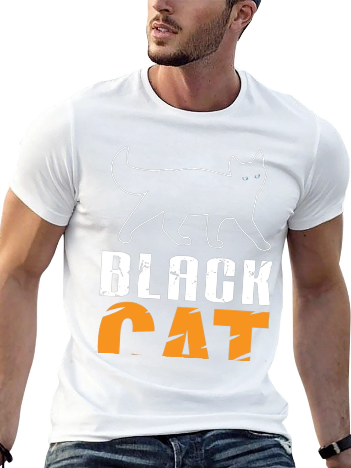 Black Cat T-Shirt - Unique Design