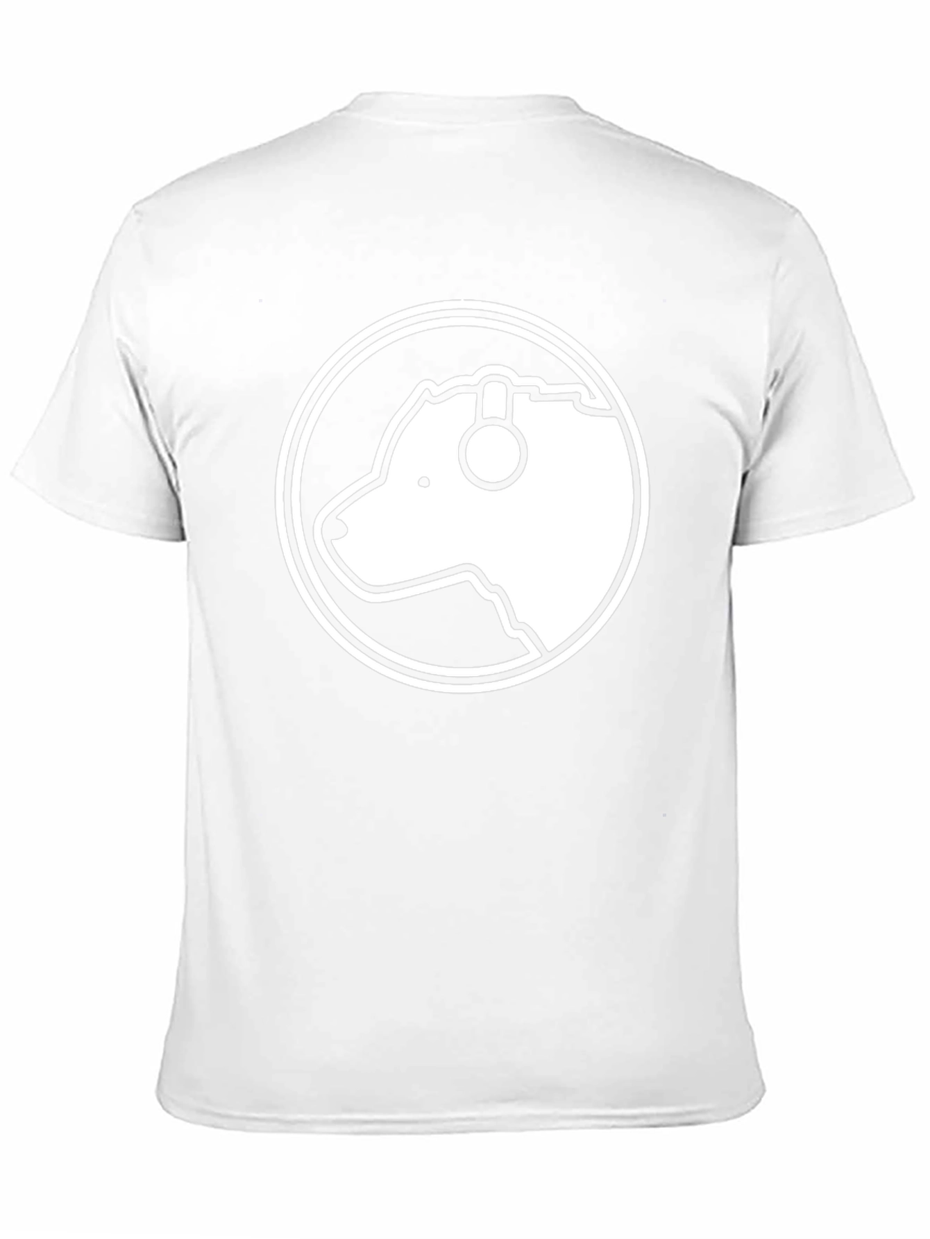 Bear with Headphones Black T-Shirt