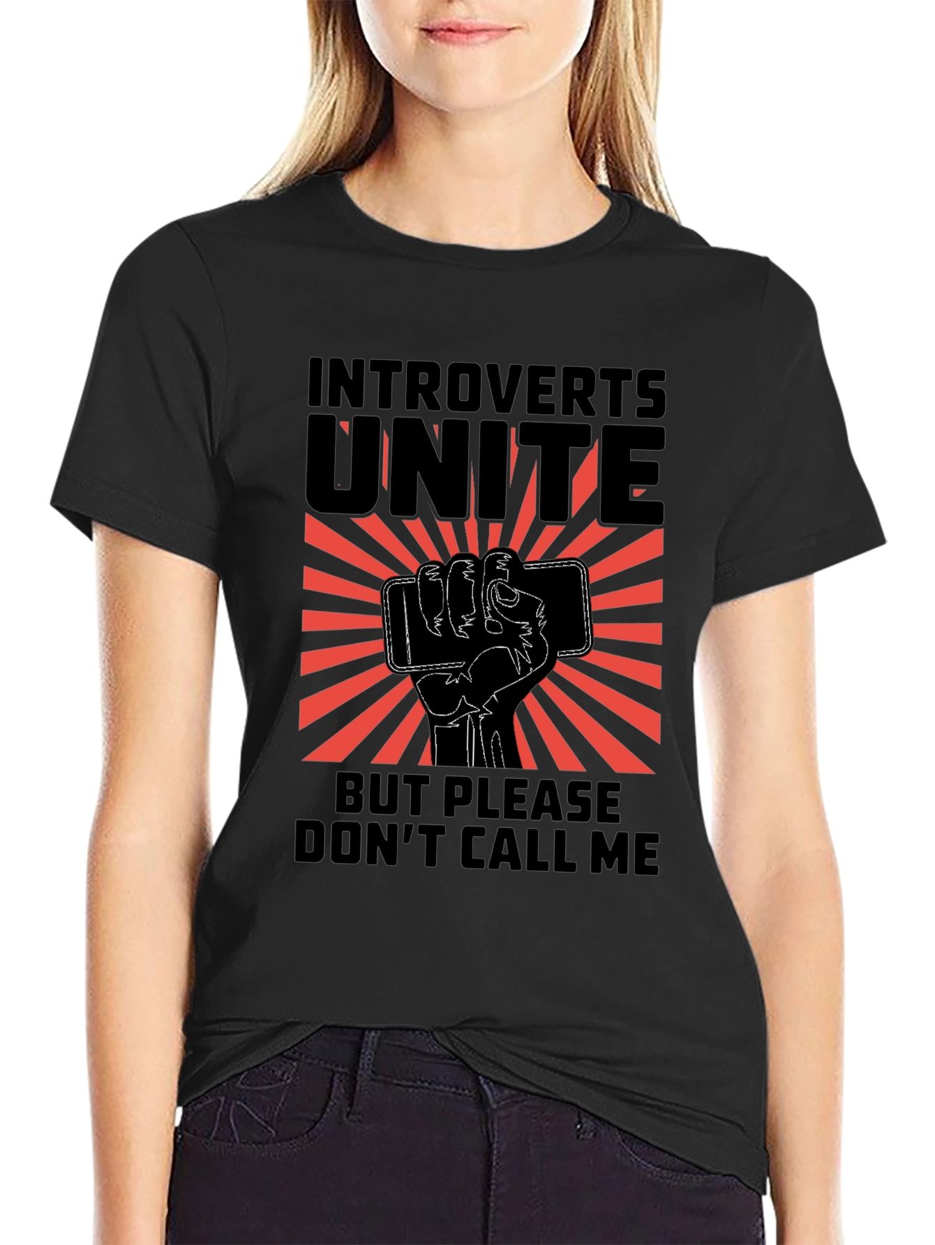 Introverts Unite Graphic Tee - Dont Call Me!