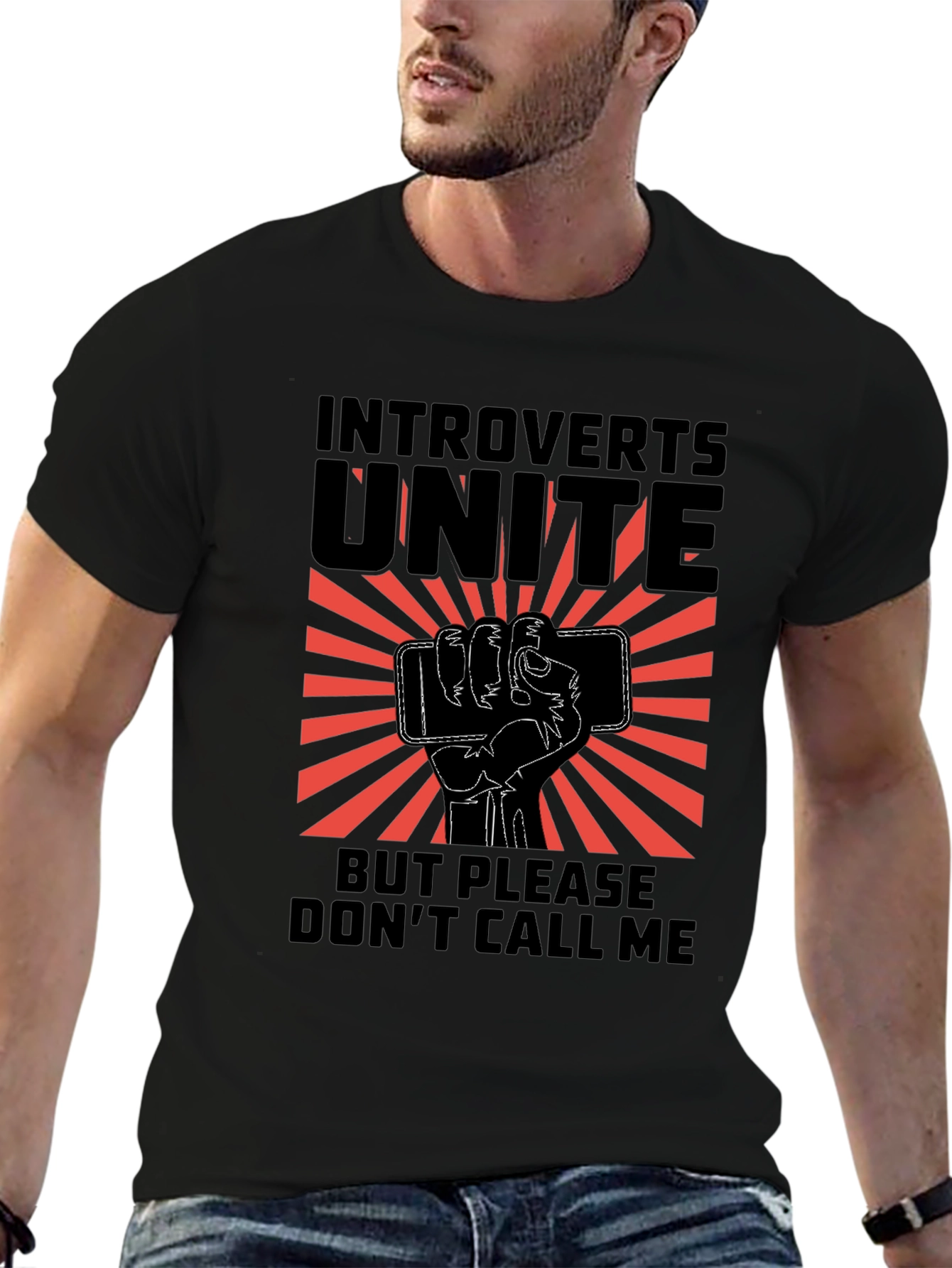 Introverts Unite Graphic Tee - Dont Call Me!