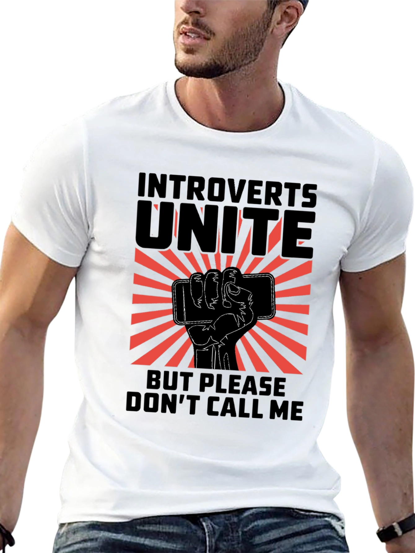 Introverts Unite Graphic Tee - Dont Call Me!
