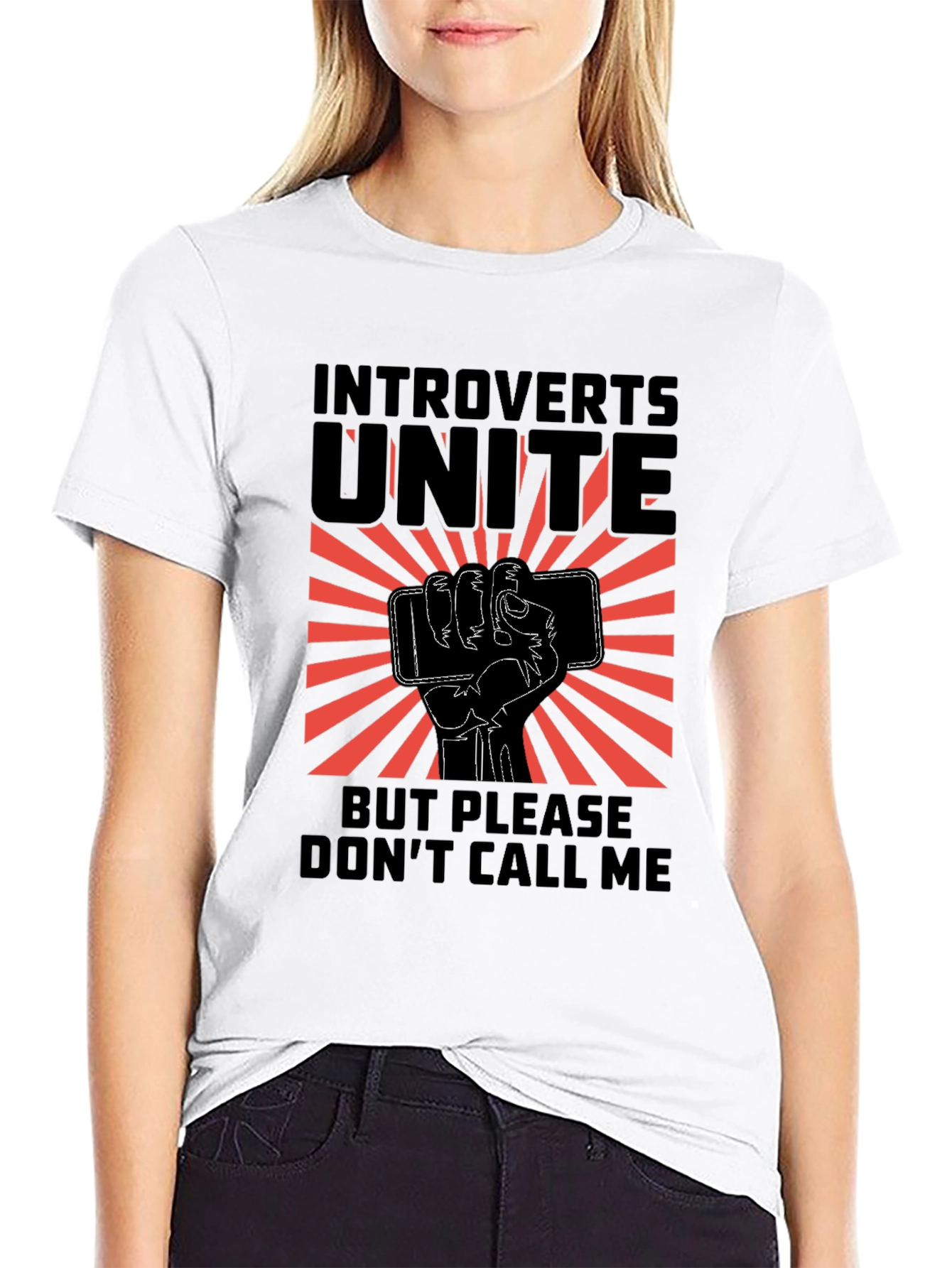 Introverts Unite Graphic Tee - Dont Call Me!