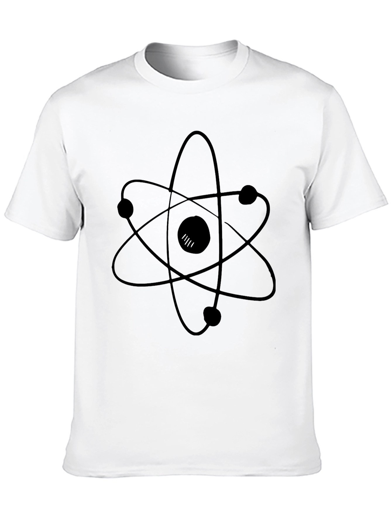 Atom Graphic Black T-Shirt