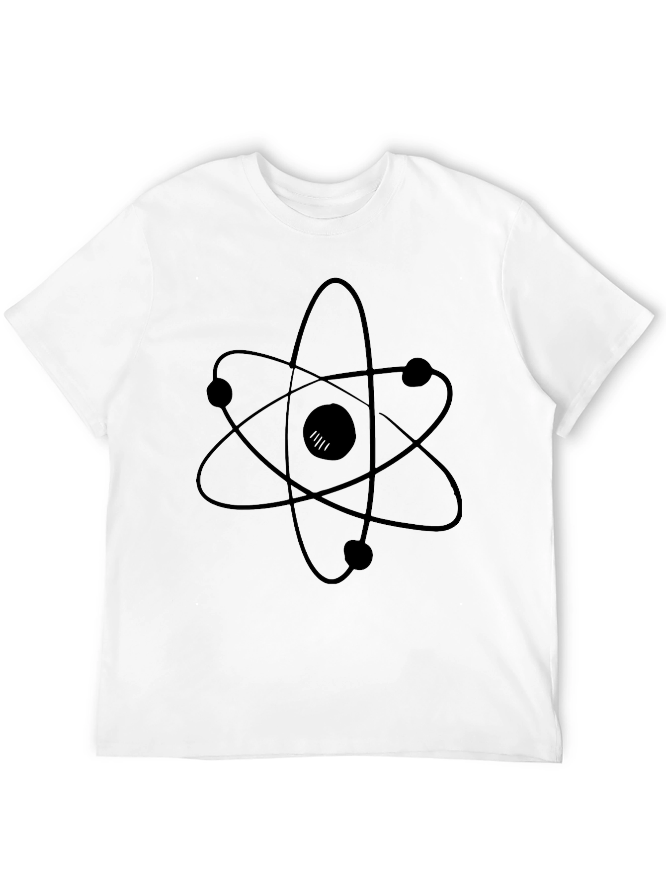 Atom Graphic Black T-Shirt