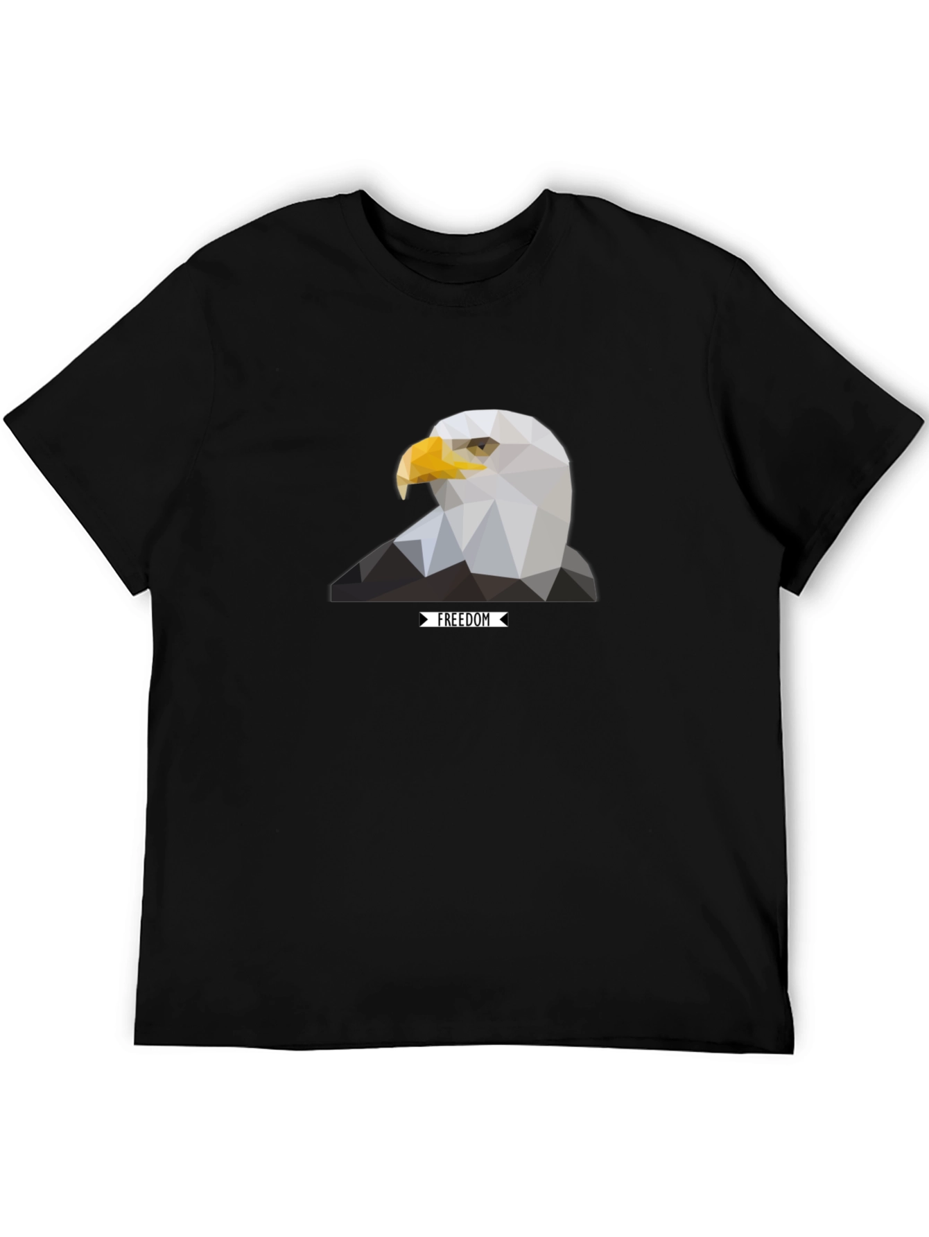 Geometric Eagle Graphic Tee - Freedom Design