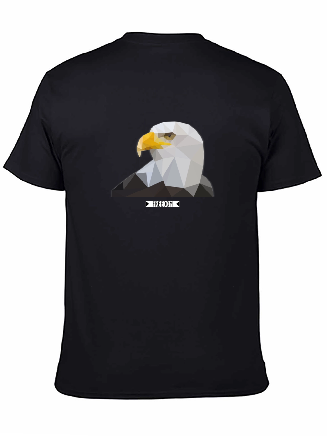 Geometric Eagle Graphic Tee - Freedom Design
