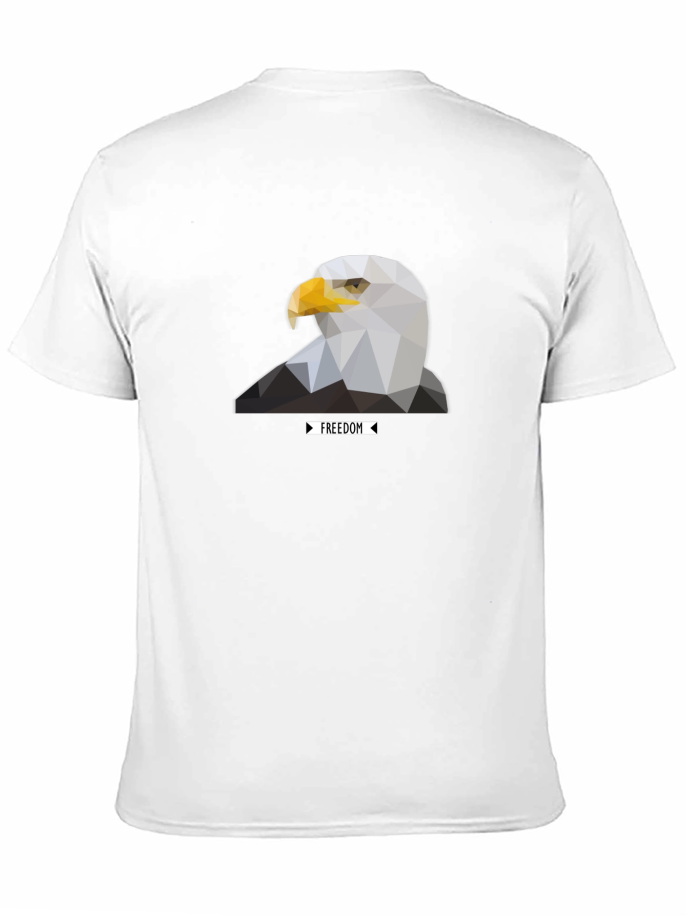 Geometric Eagle Graphic Tee - Freedom Design