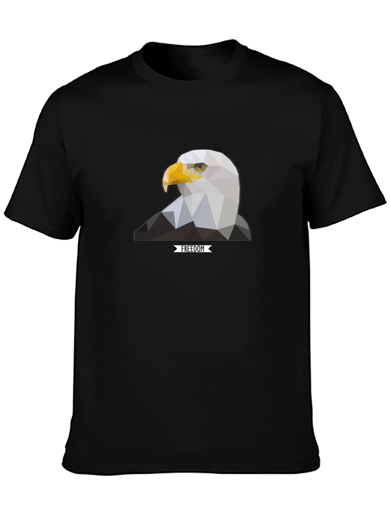 Geometric Eagle Graphic Tee - Freedom Design