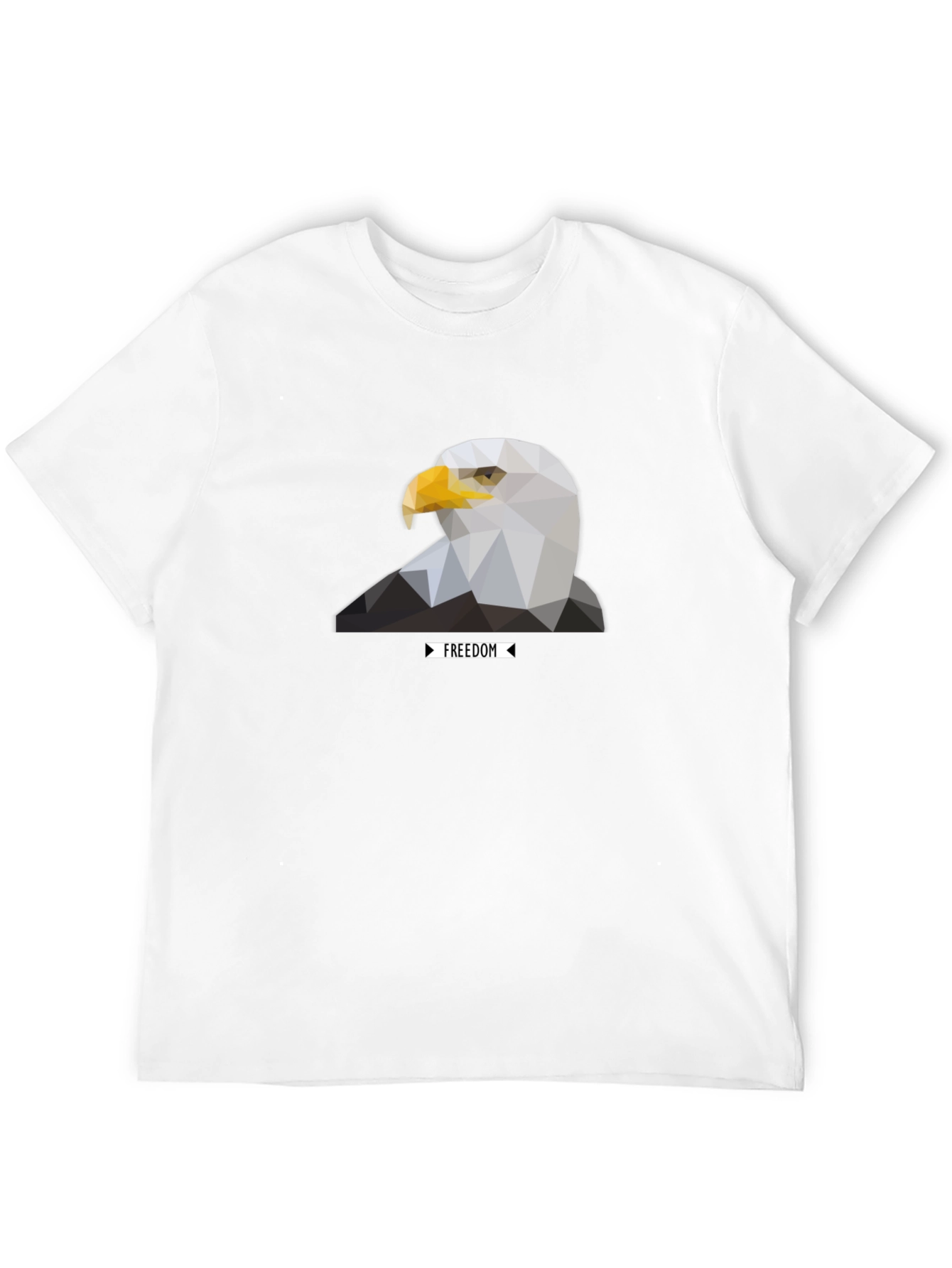 Geometric Eagle Graphic Tee - Freedom Design