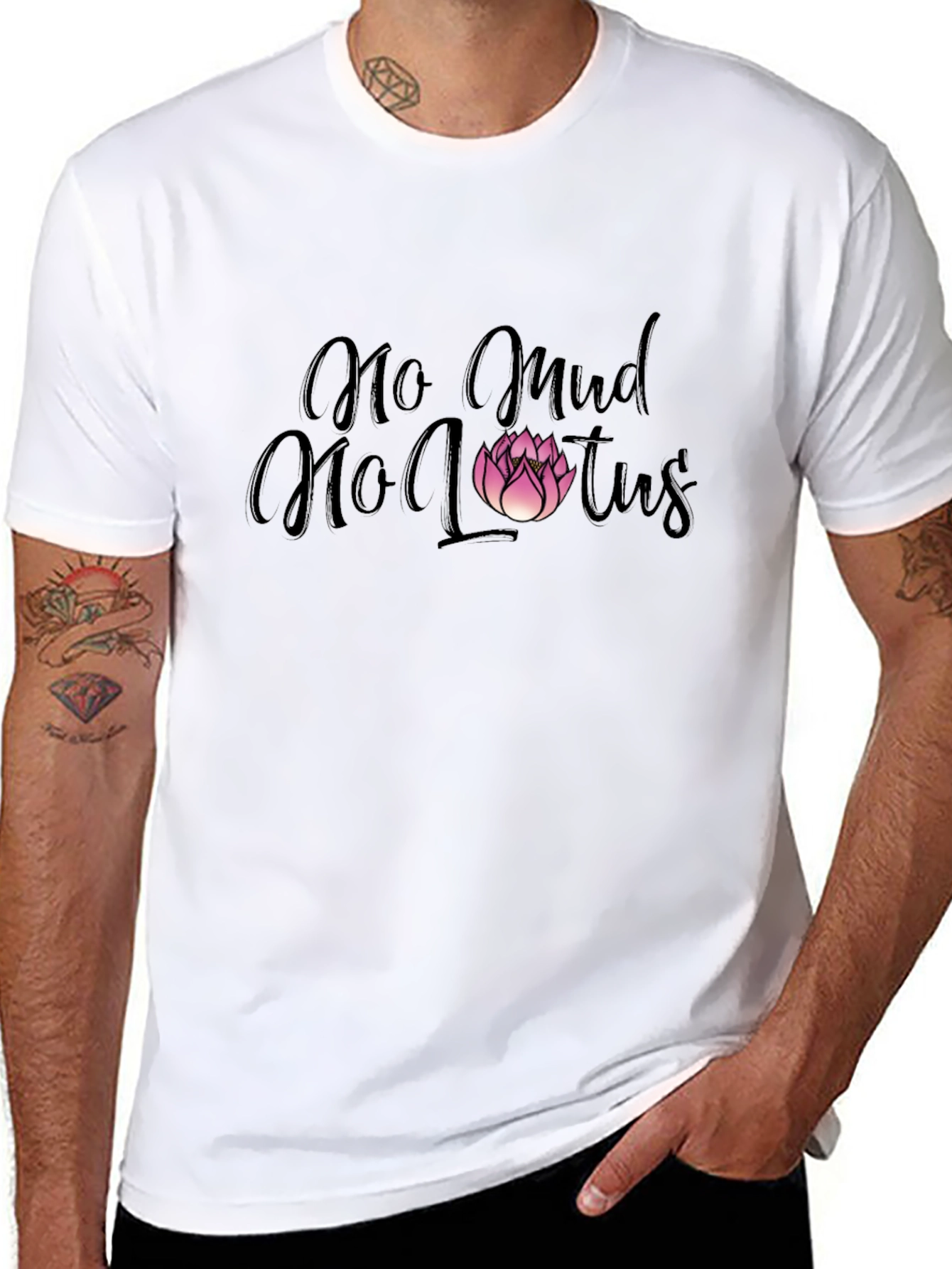No Mud No Lotus Graphic T-Shirt