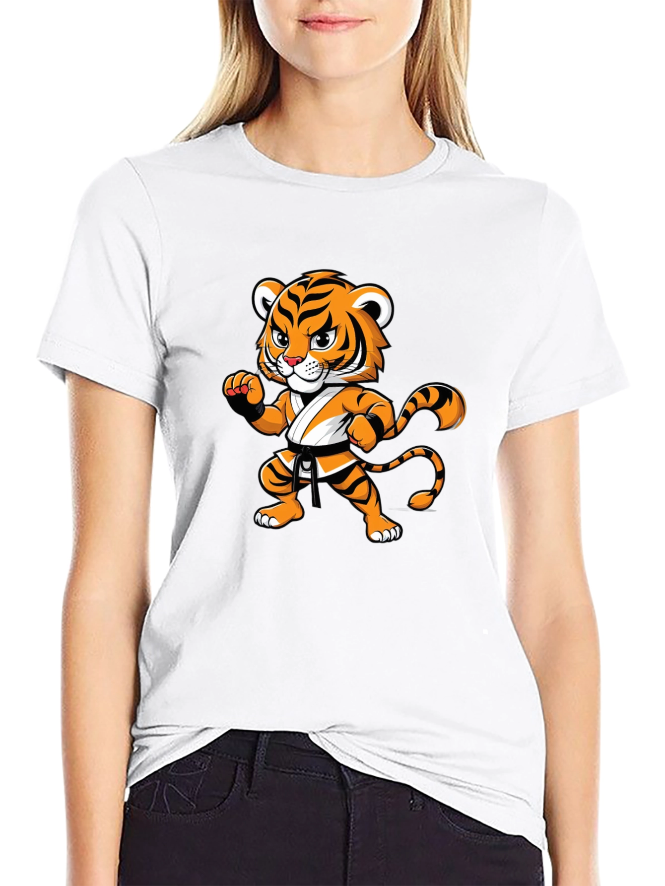Tiger Karate Black T-Shirt