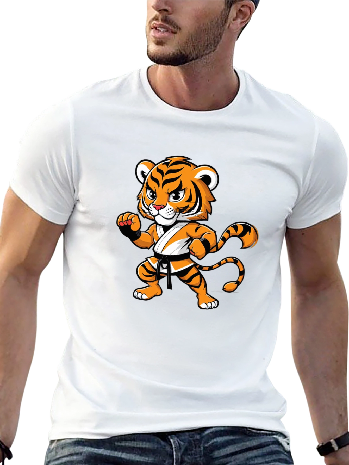 Tiger Karate Black T-Shirt