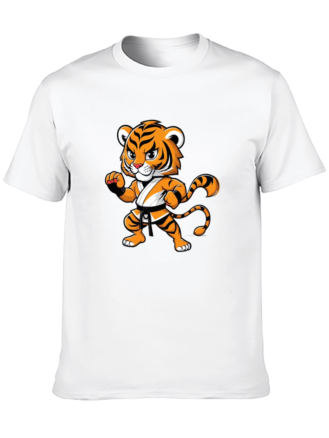 Tiger Karate Black T-Shirt