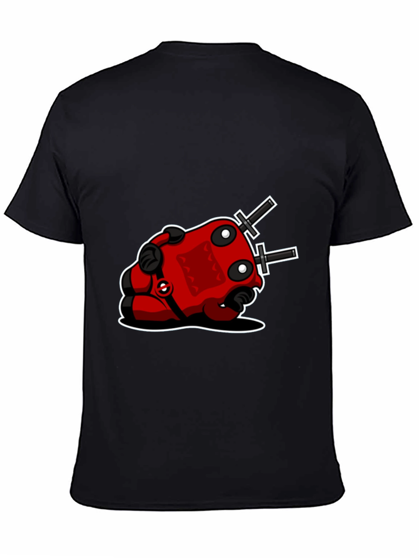 Deadpool-Inspired Black T-Shirt