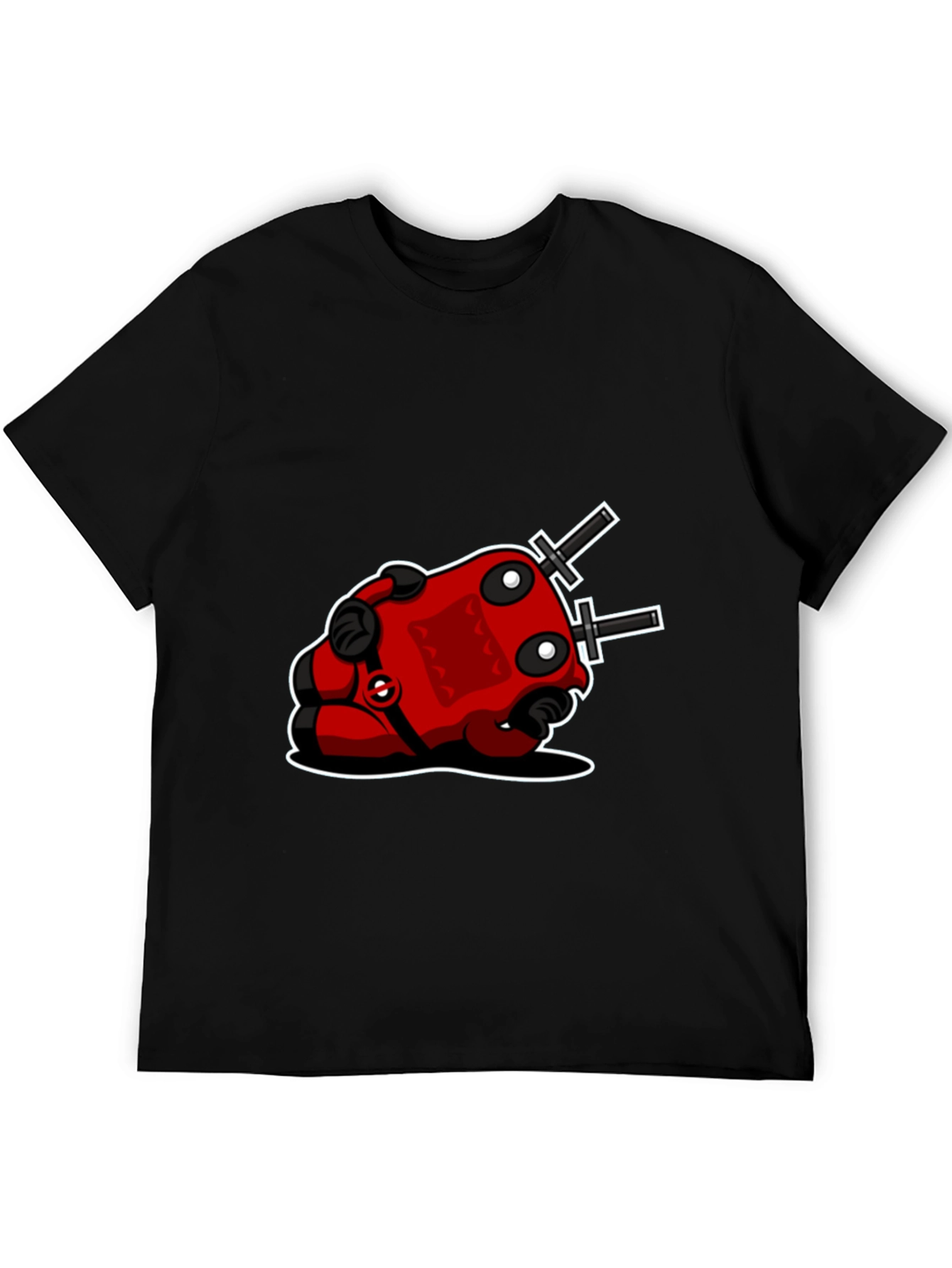Deadpool-Inspired Black T-Shirt
