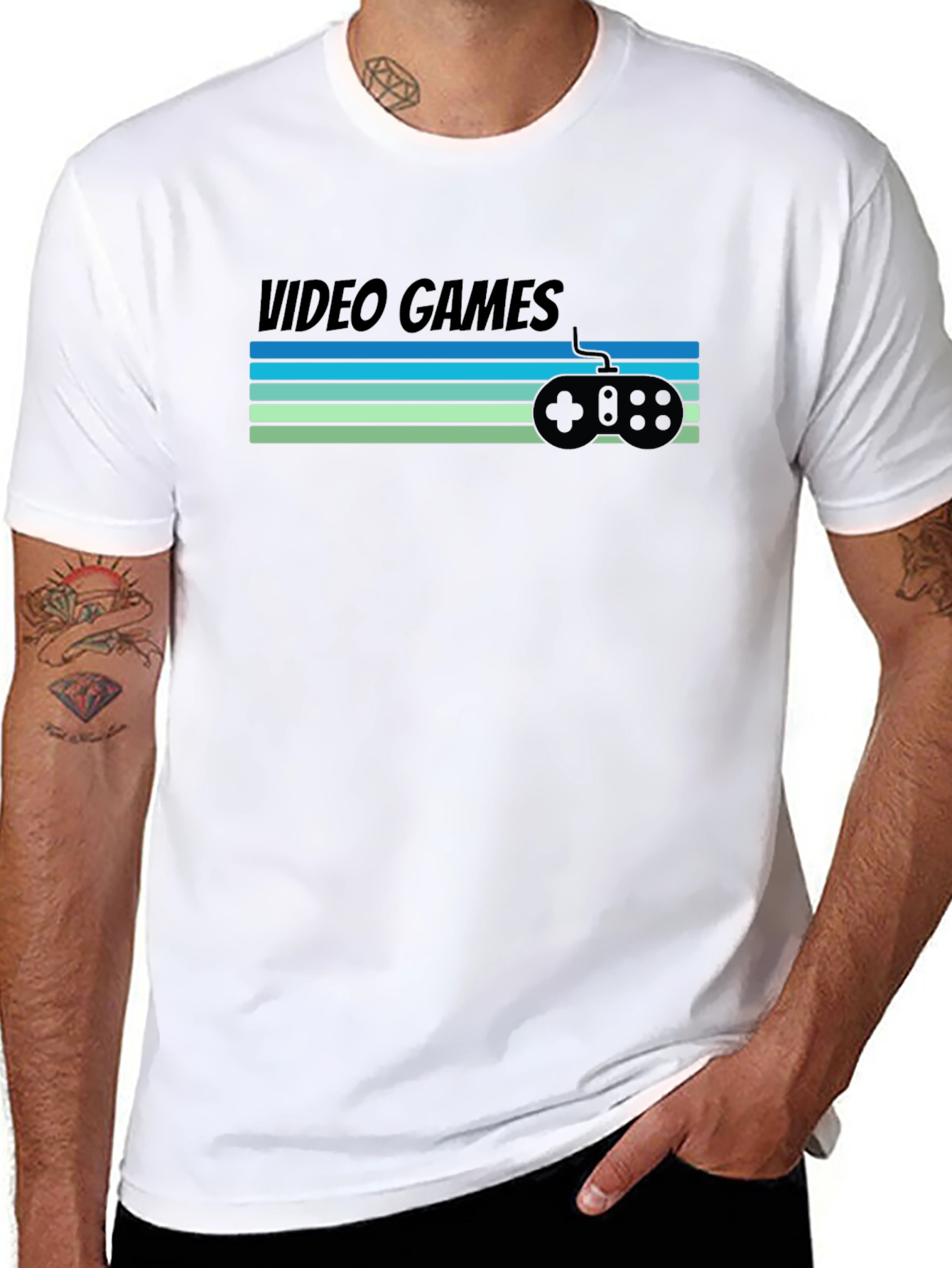 Video Games Retro Graphic T-Shirt - Gamer Style
