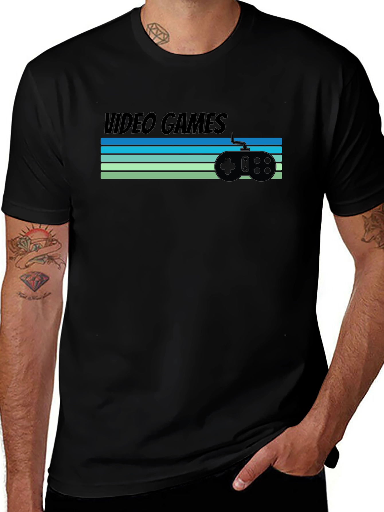 Video Games Retro Graphic T-Shirt - Gamer Style