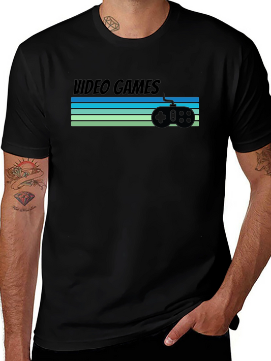 Video Games Retro Graphic T-Shirt - Gamer Style