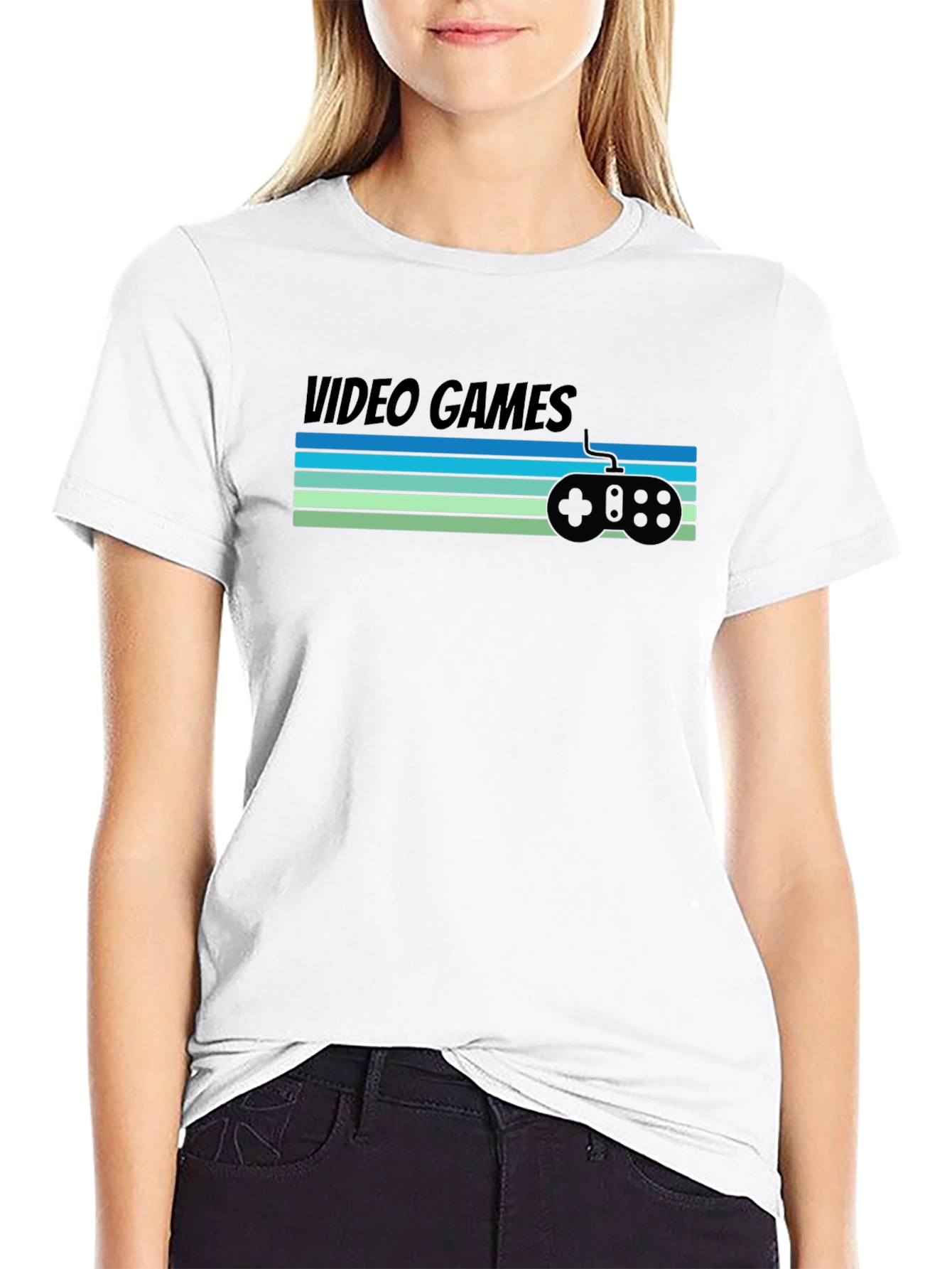 Video Games Retro Graphic T-Shirt - Gamer Style