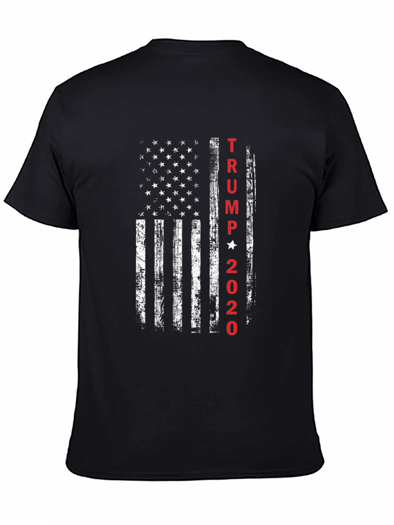 Trump 2020 American Flag Graphic T-Shirt
