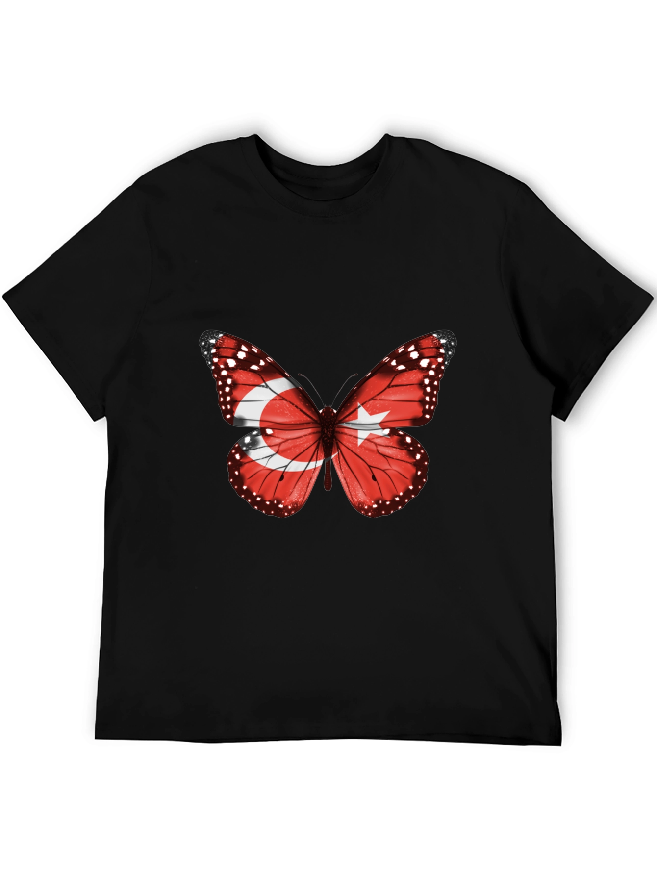 Turkey Flag Butterfly Graphic Tee