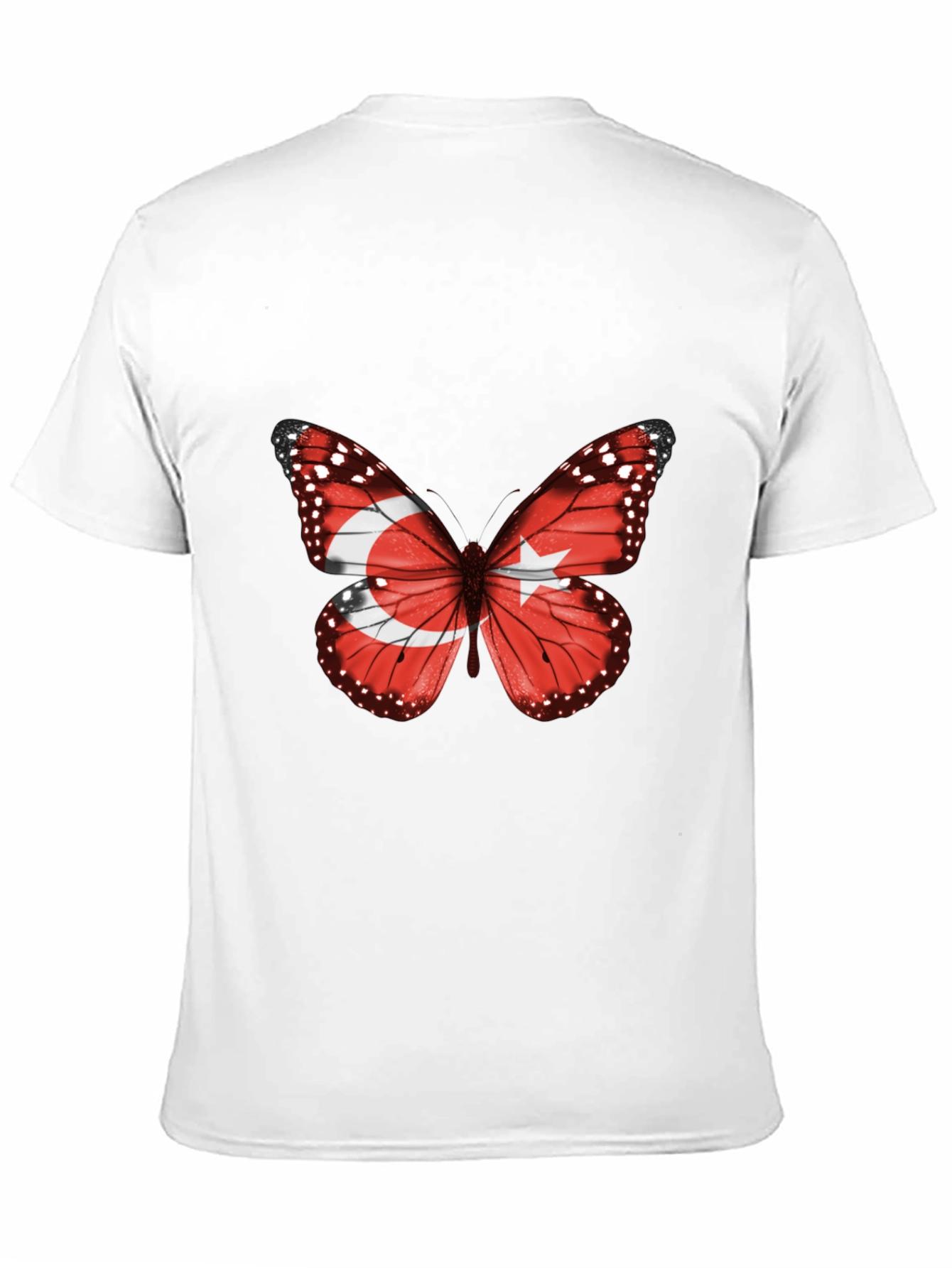 Turkey Flag Butterfly Graphic Tee