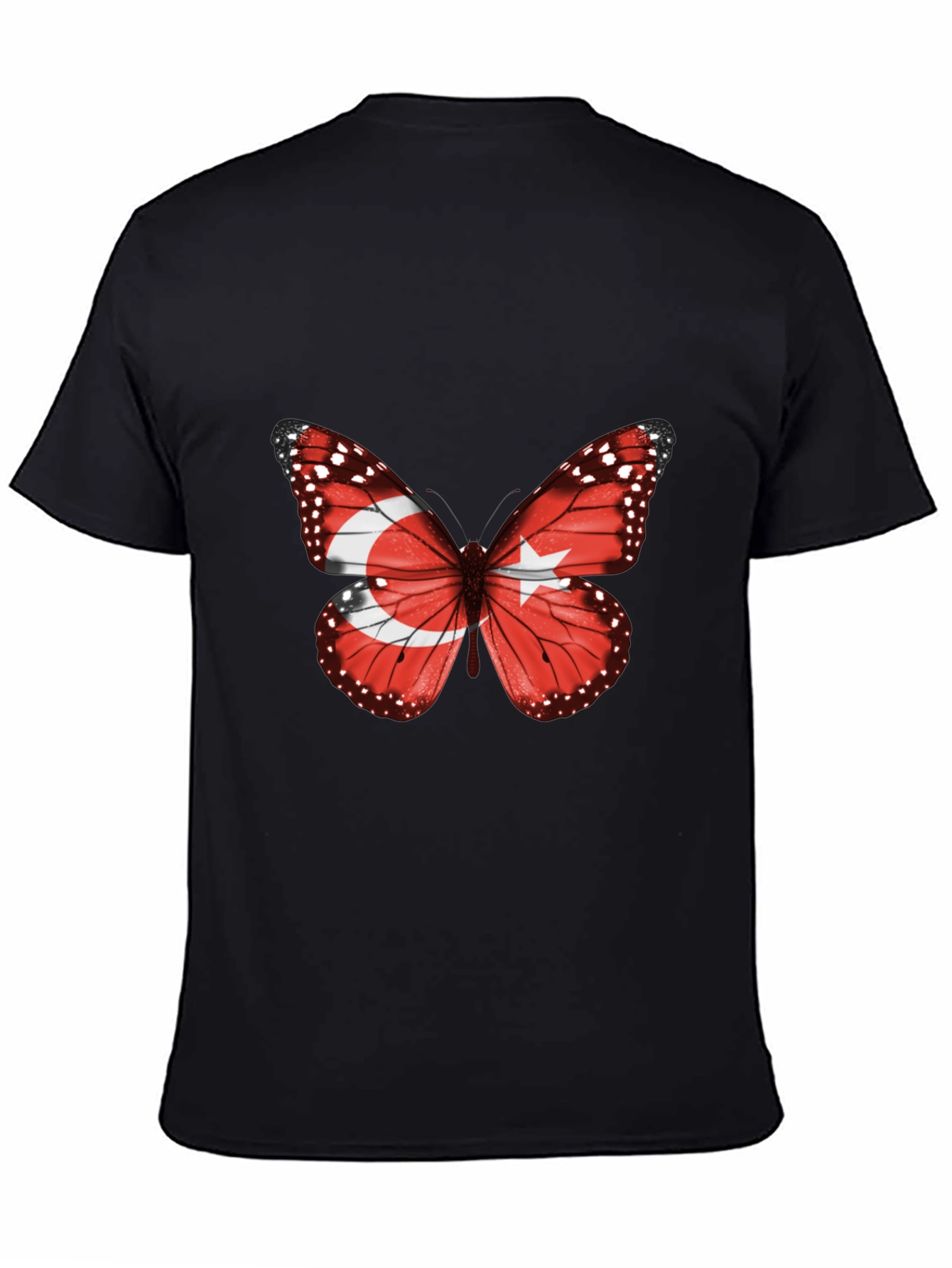 Turkey Flag Butterfly Graphic Tee