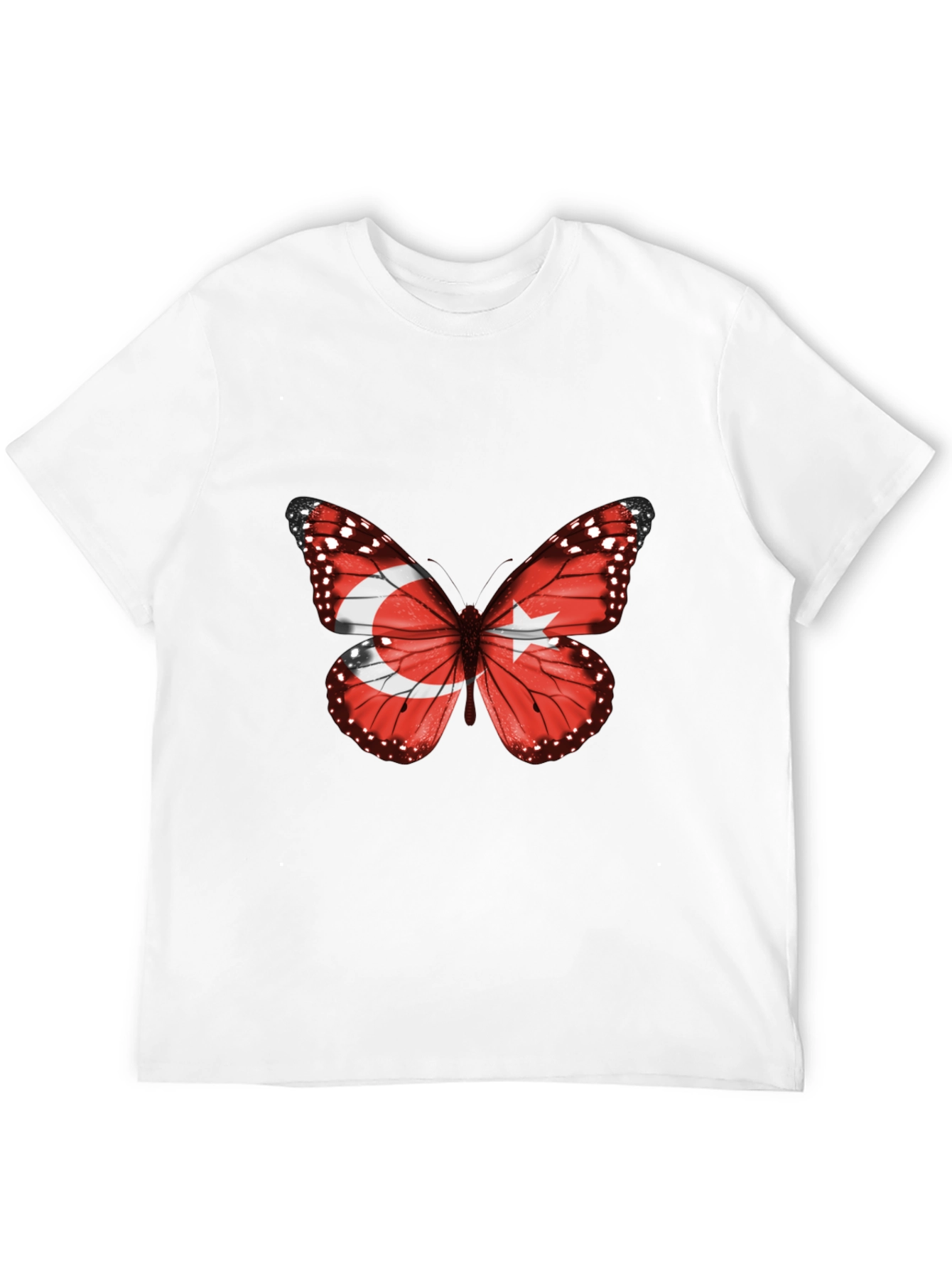 Turkey Flag Butterfly Graphic Tee