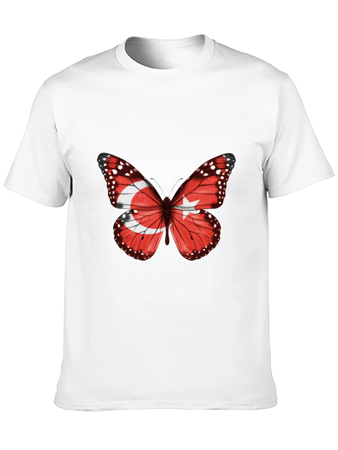 Turkey Flag Butterfly Graphic Tee