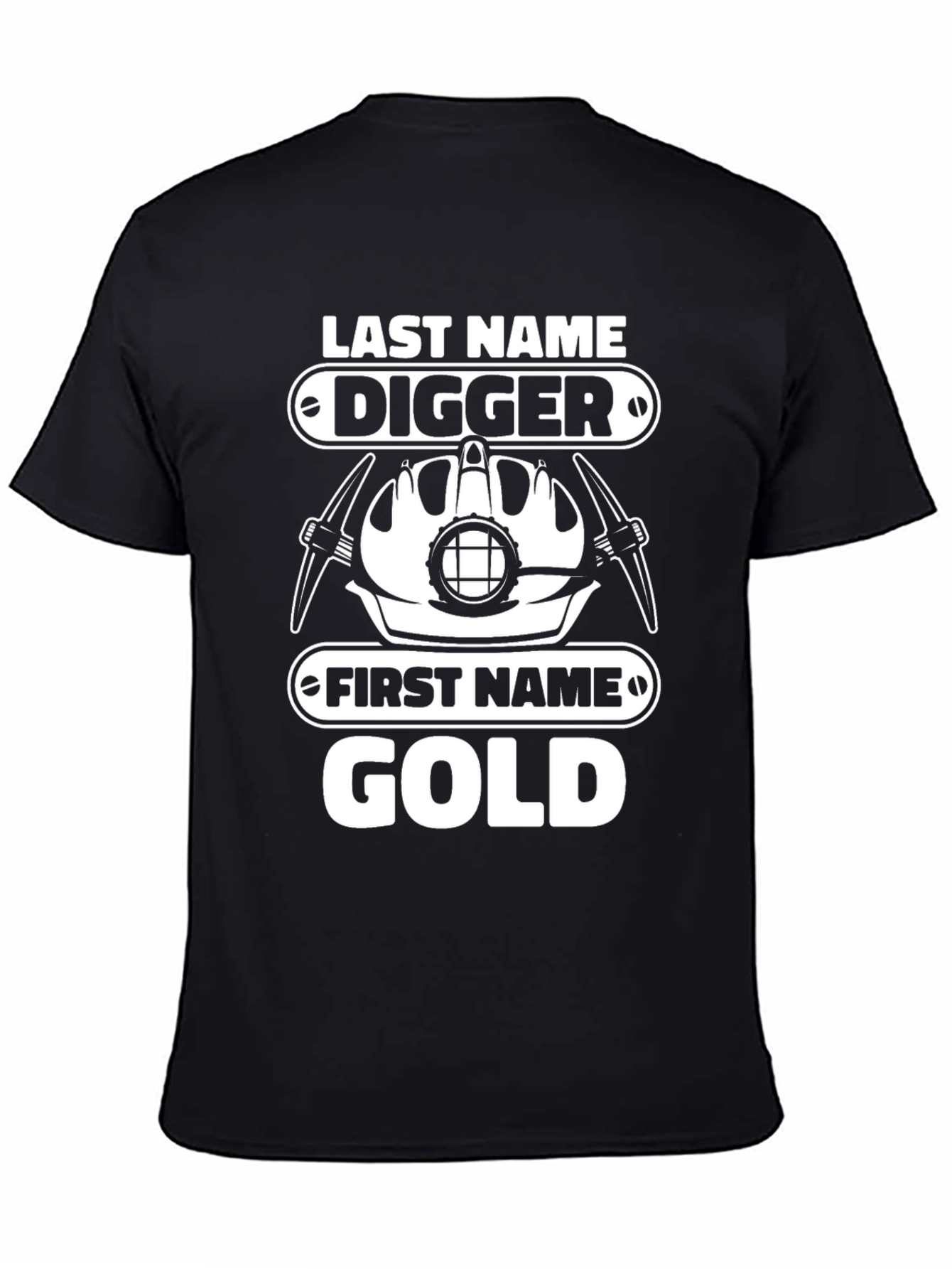 Digger Gold Funny Mining T-Shirt