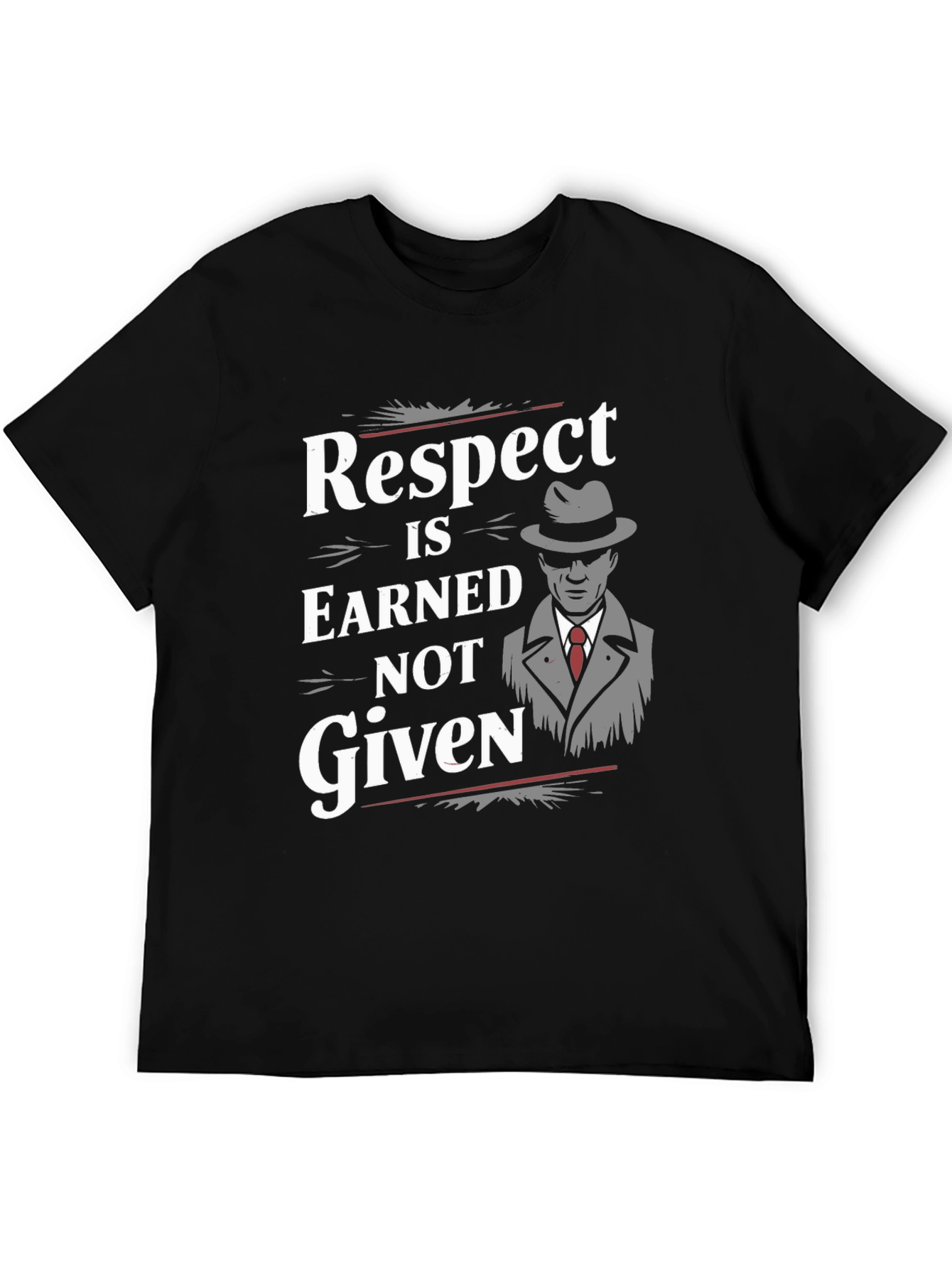Respect Is Earned Graphic Tee - Black
