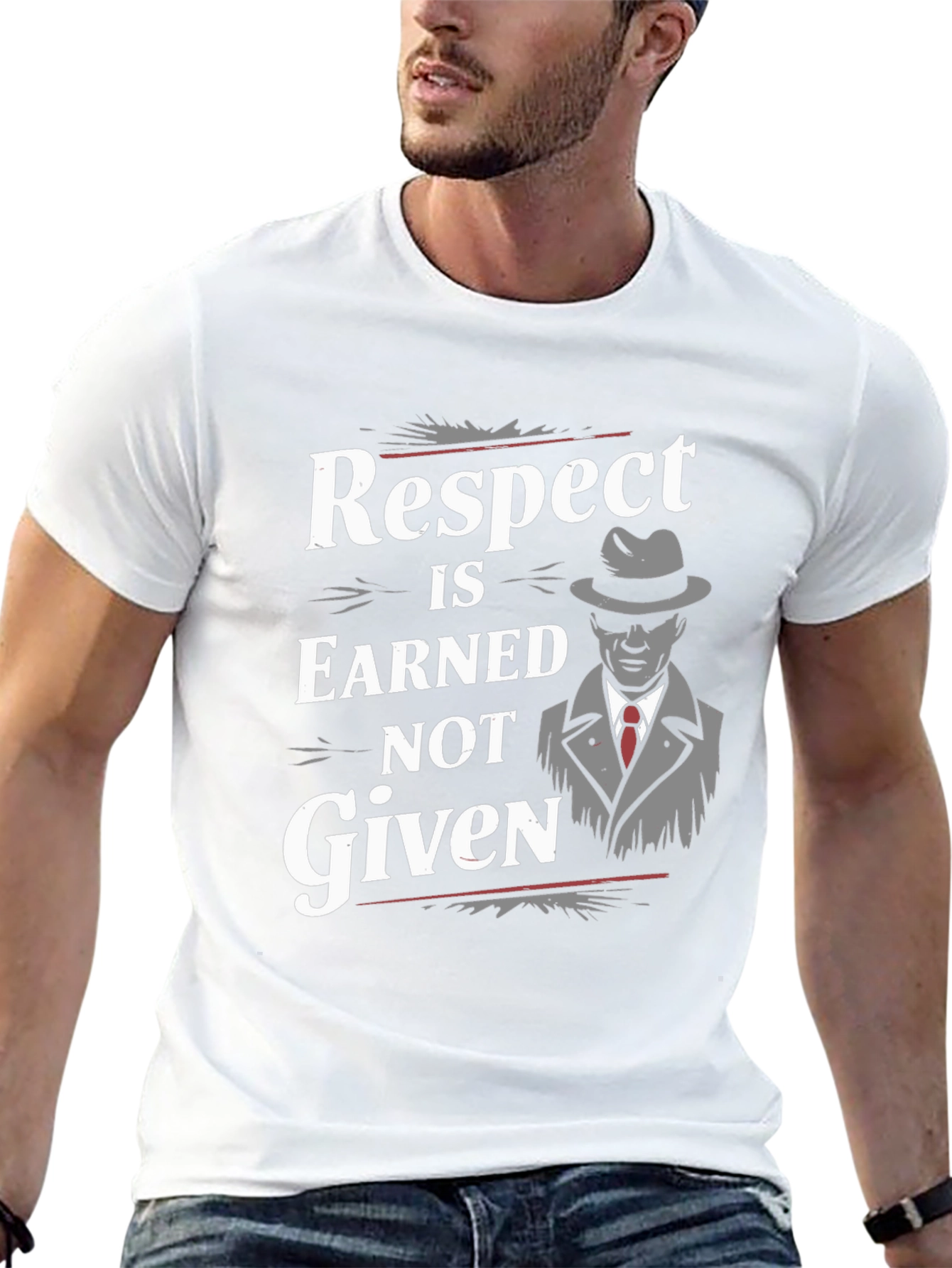 Respect Is Earned Graphic Tee - Black