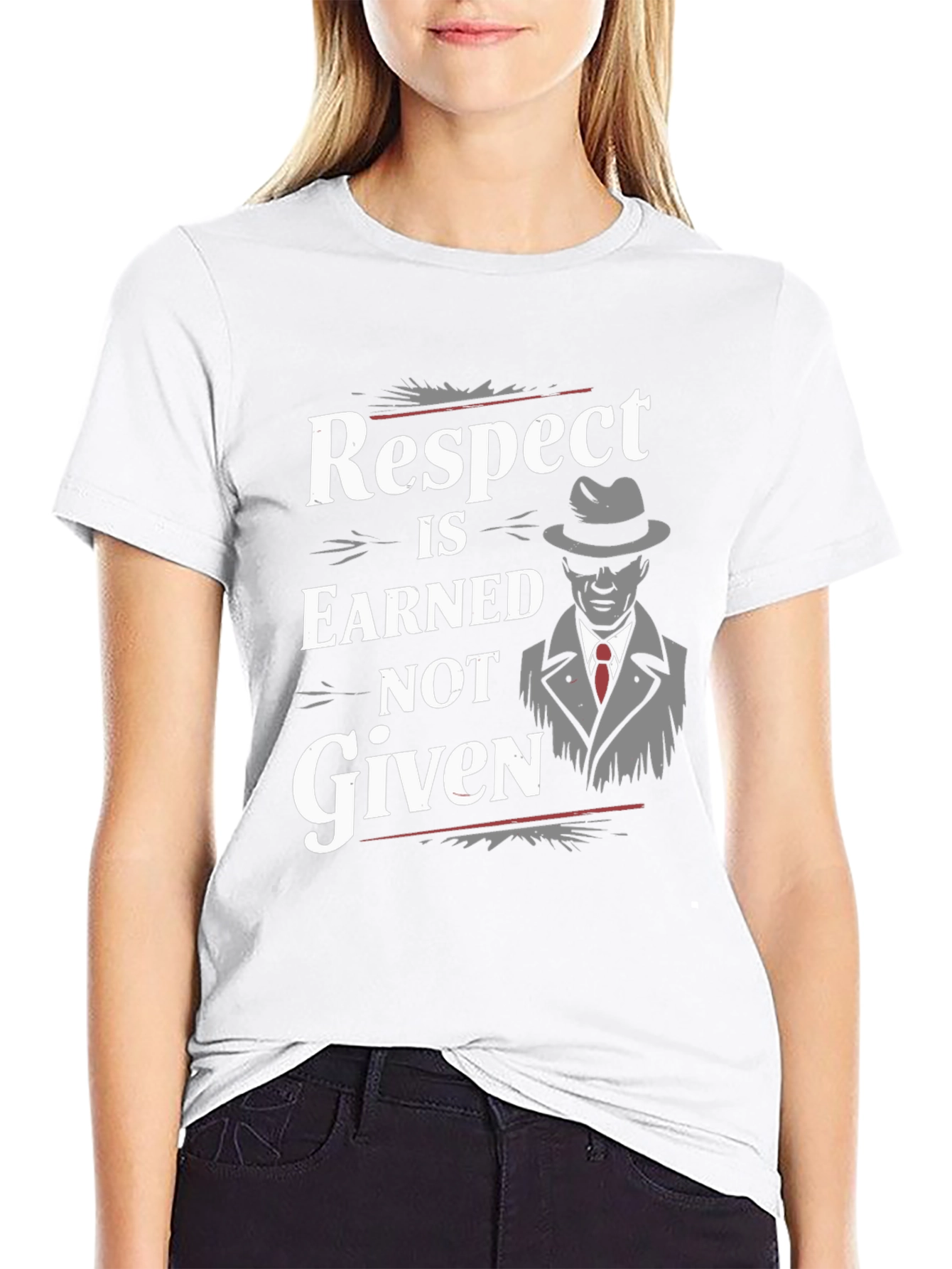 Respect Is Earned Graphic Tee - Black
