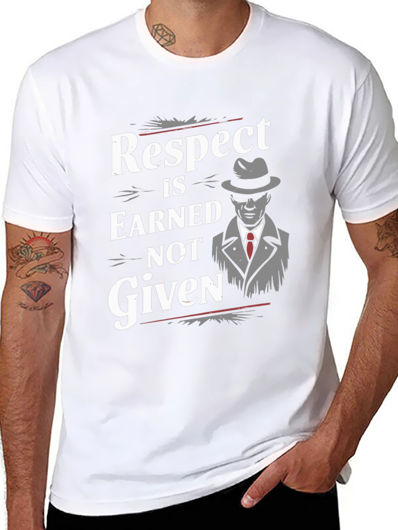 Respect Is Earned Graphic Tee - Black