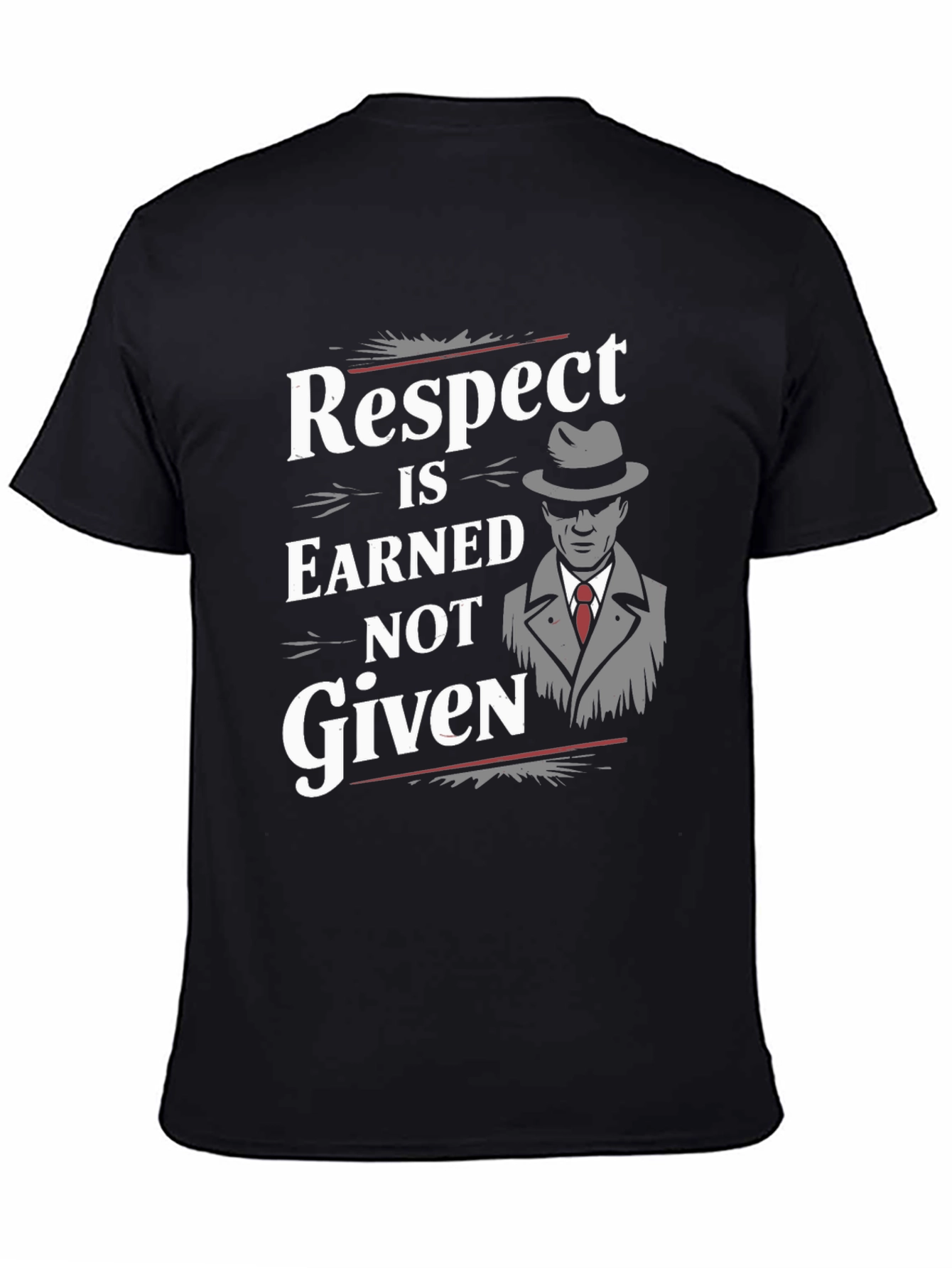 Respect Is Earned Graphic Tee - Black