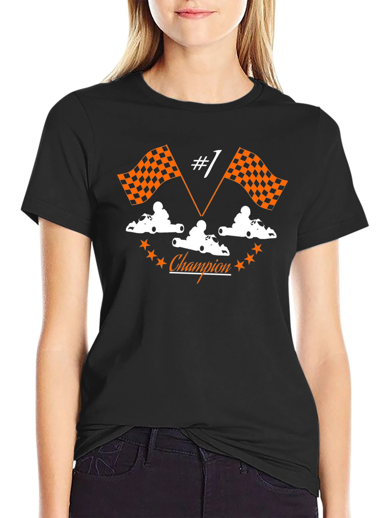 Champion #1 Go Kart Racing T-Shirt