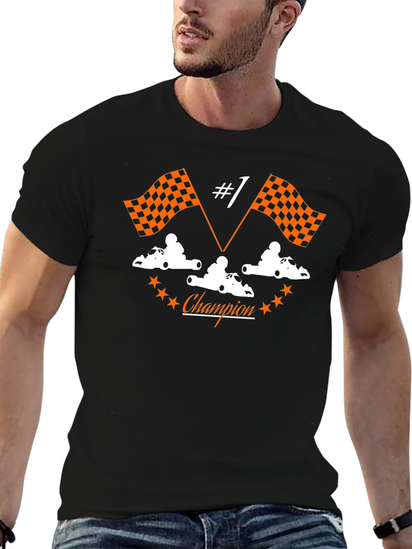 Champion #1 Go Kart Racing T-Shirt
