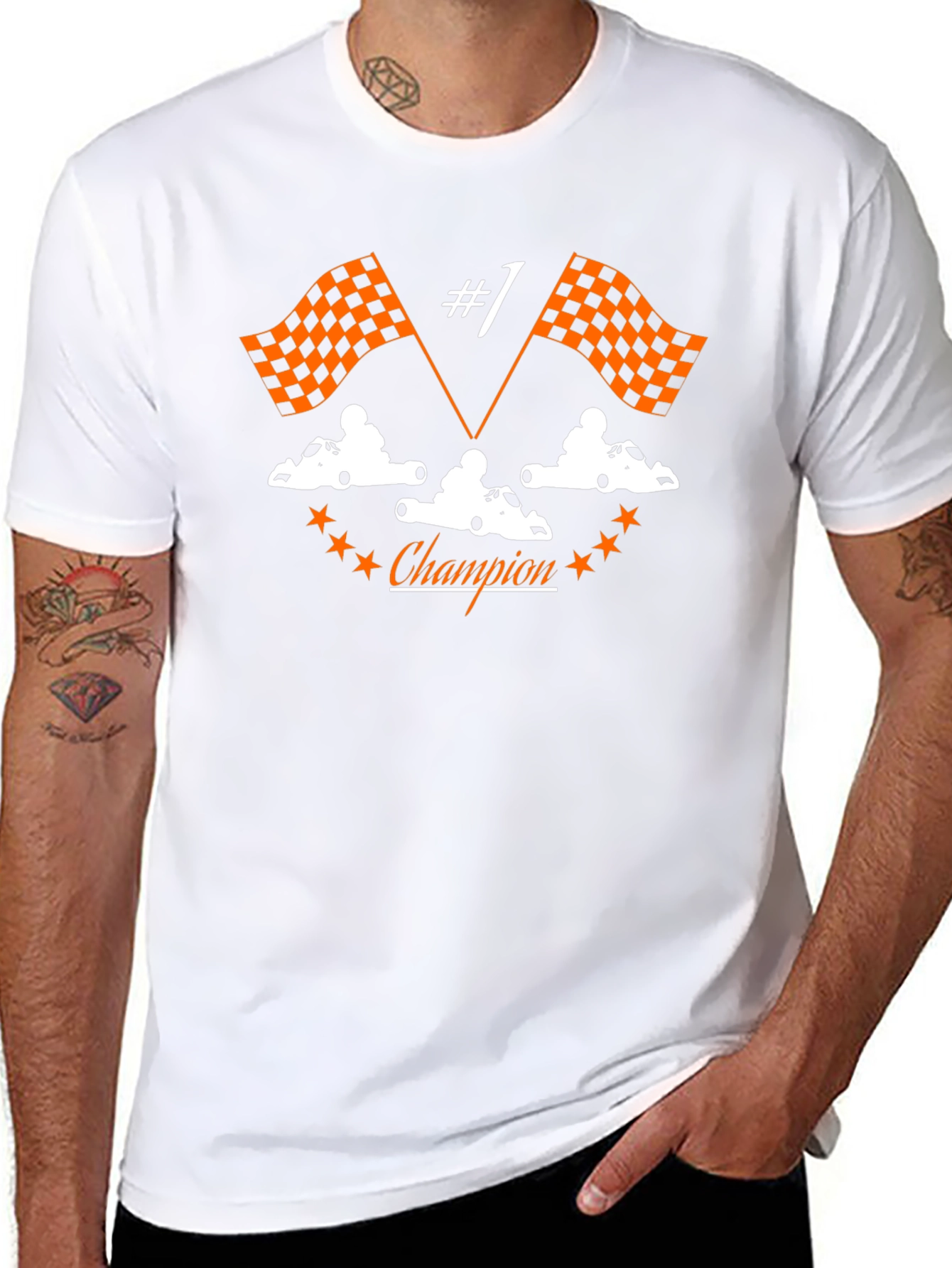 Champion #1 Go Kart Racing T-Shirt
