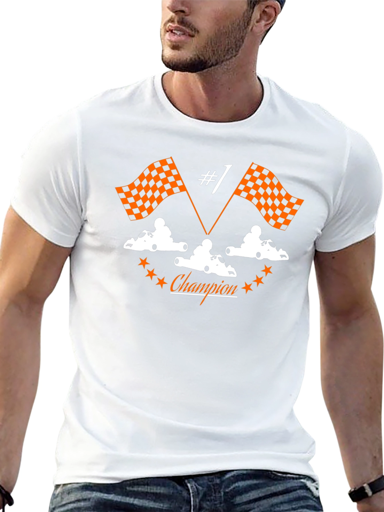Champion #1 Go Kart Racing T-Shirt