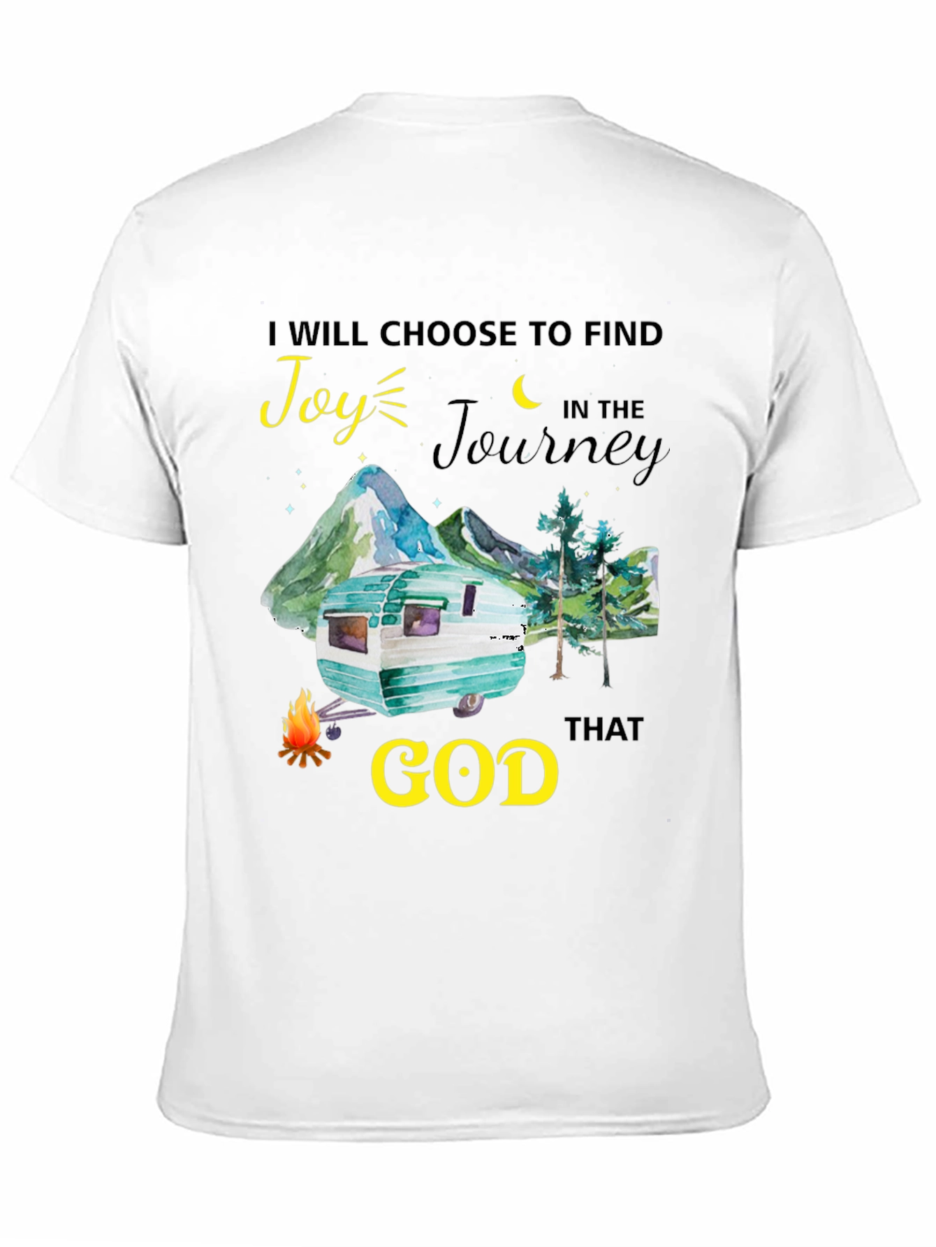 Joy In The Journey Camping Graphic Tee