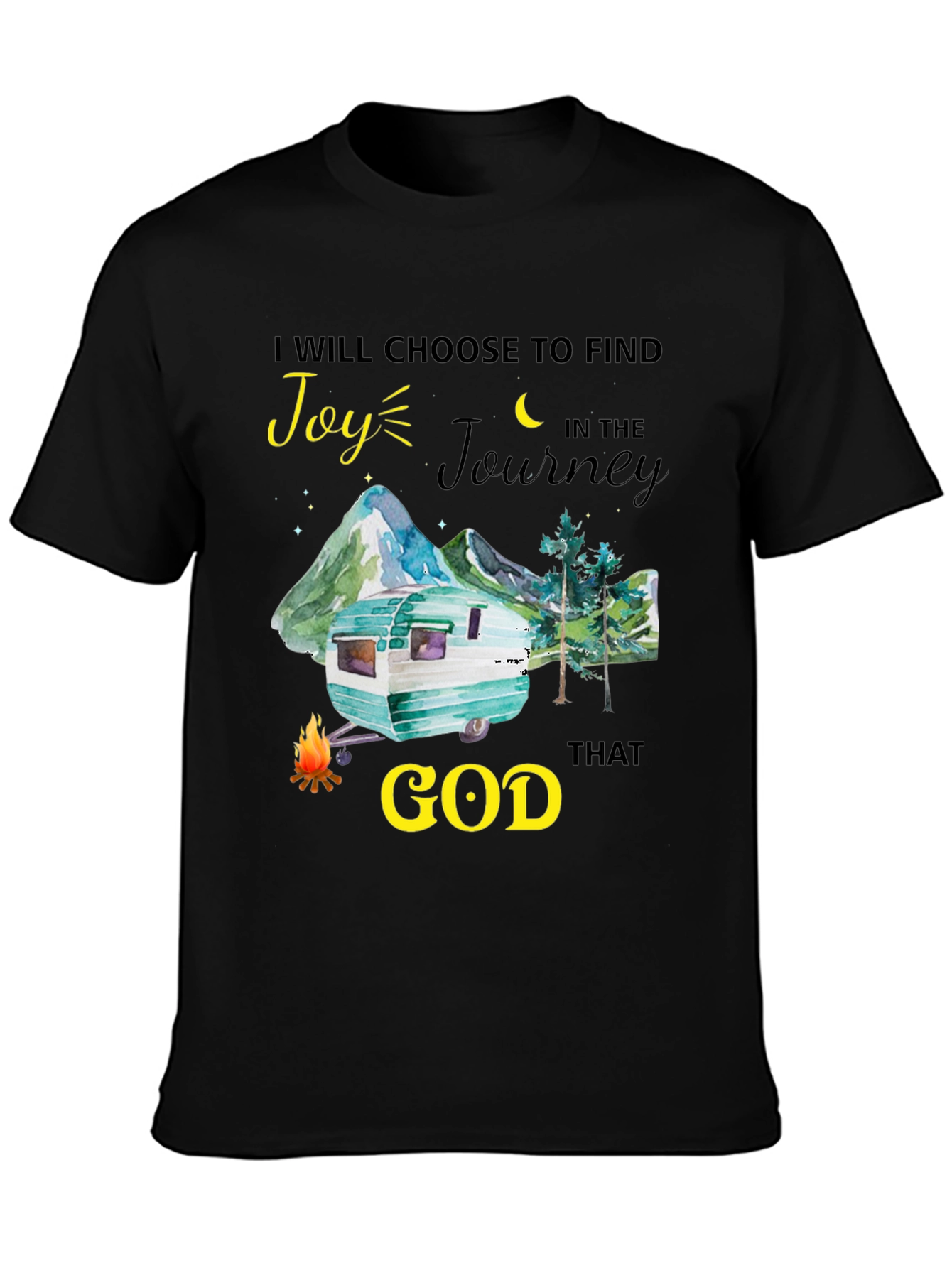 Joy In The Journey Camping Graphic Tee
