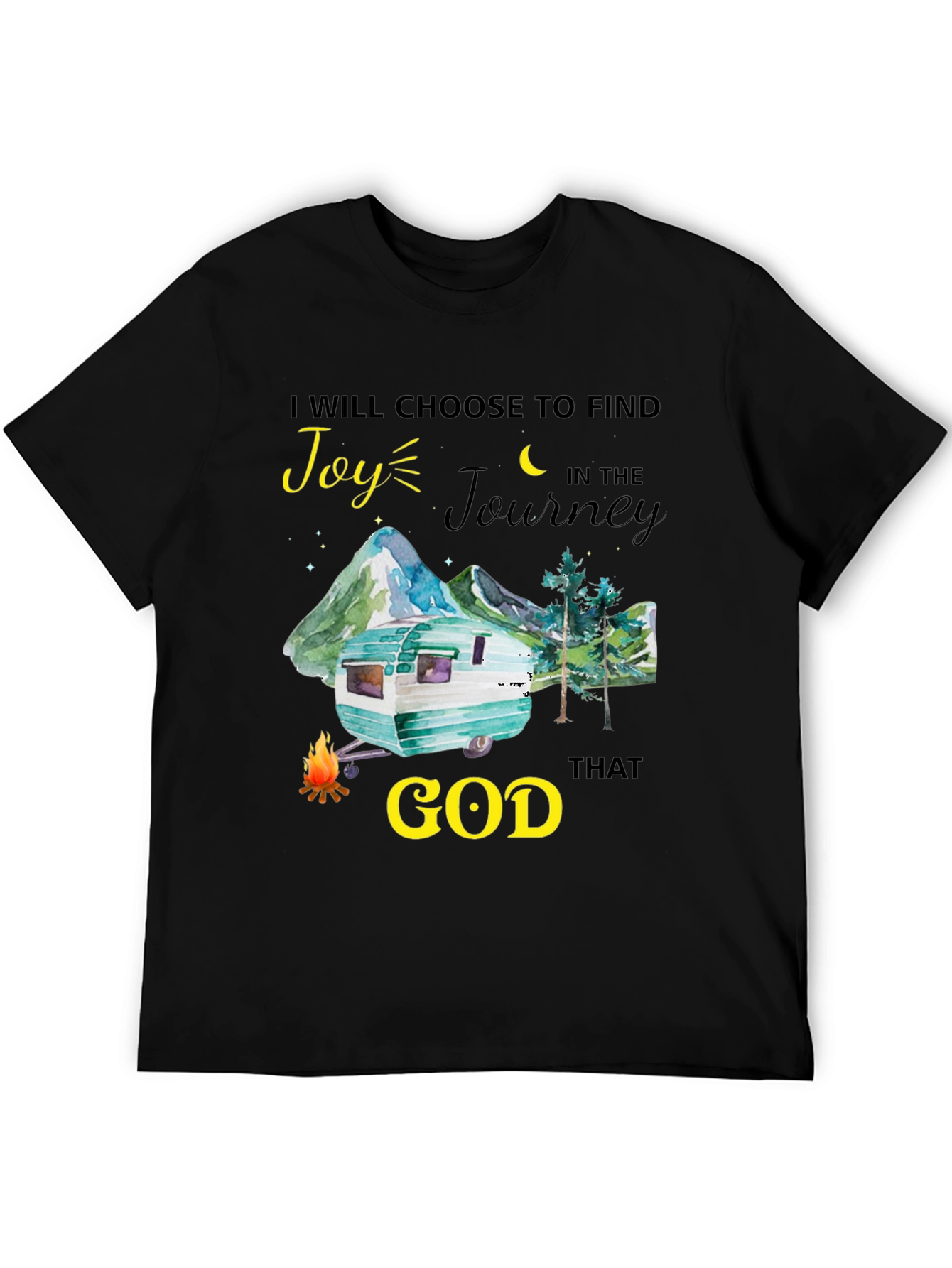 Joy In The Journey Camping Graphic Tee
