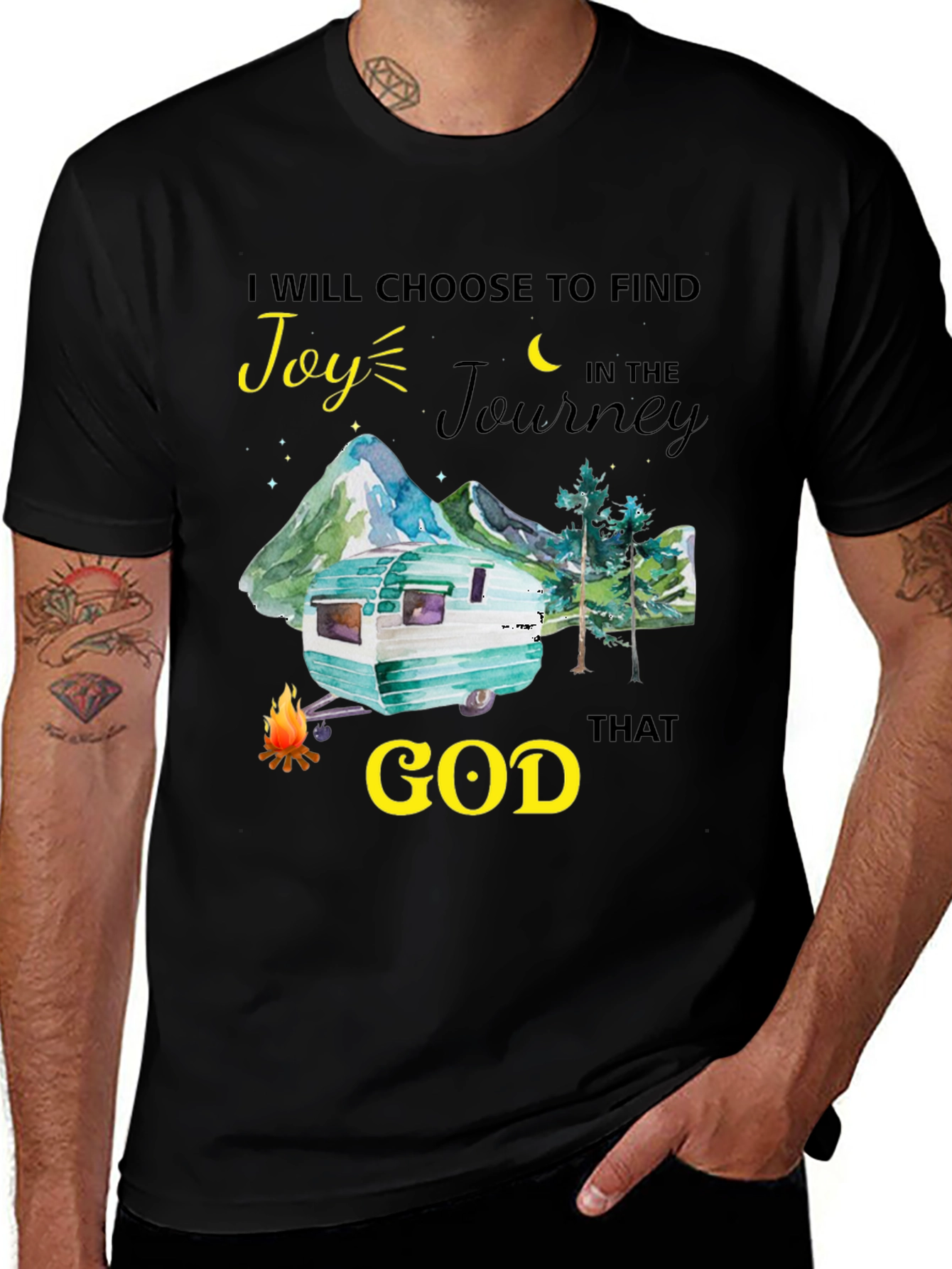 Joy In The Journey Camping Graphic Tee