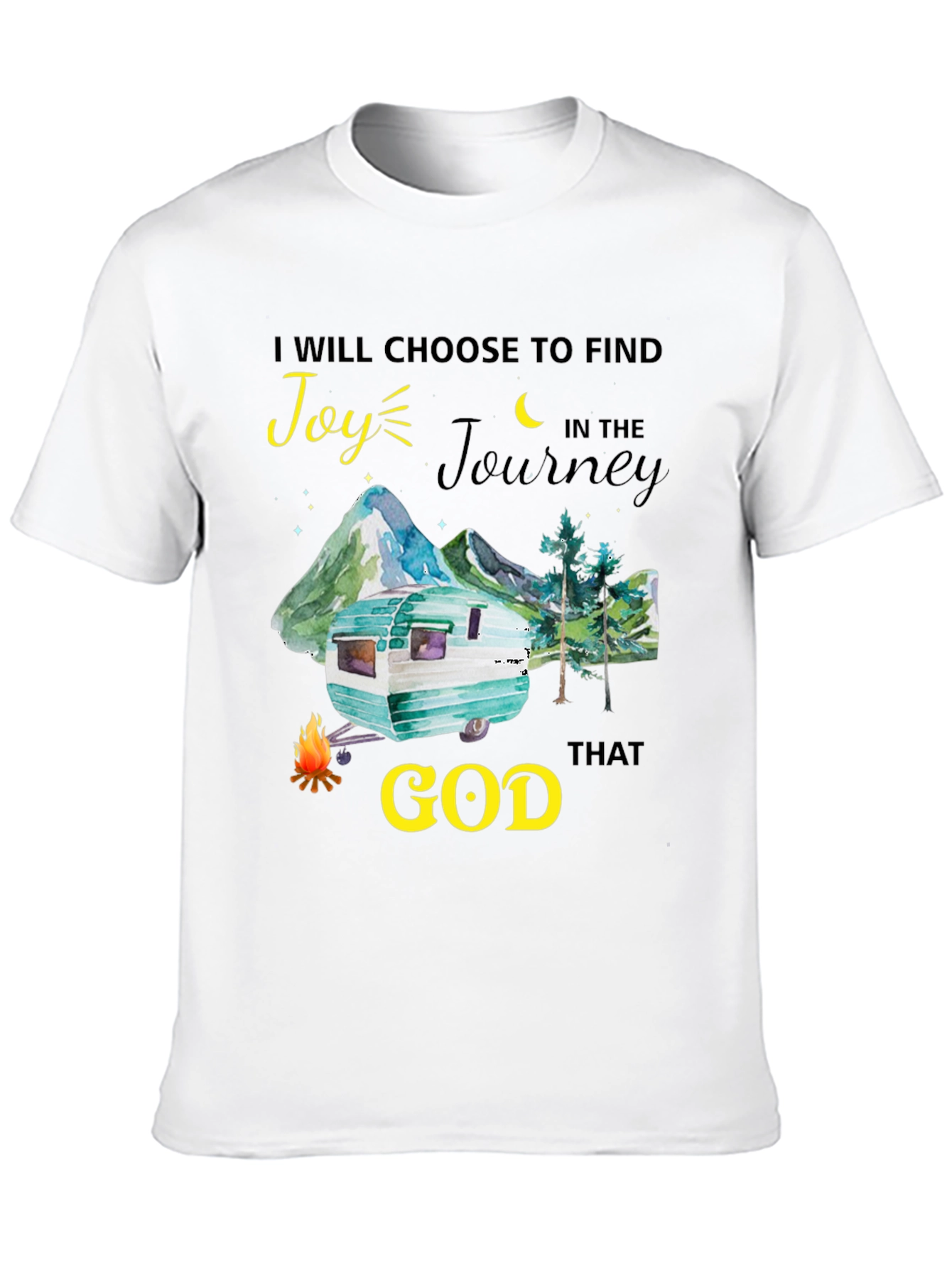 Joy In The Journey Camping Graphic Tee