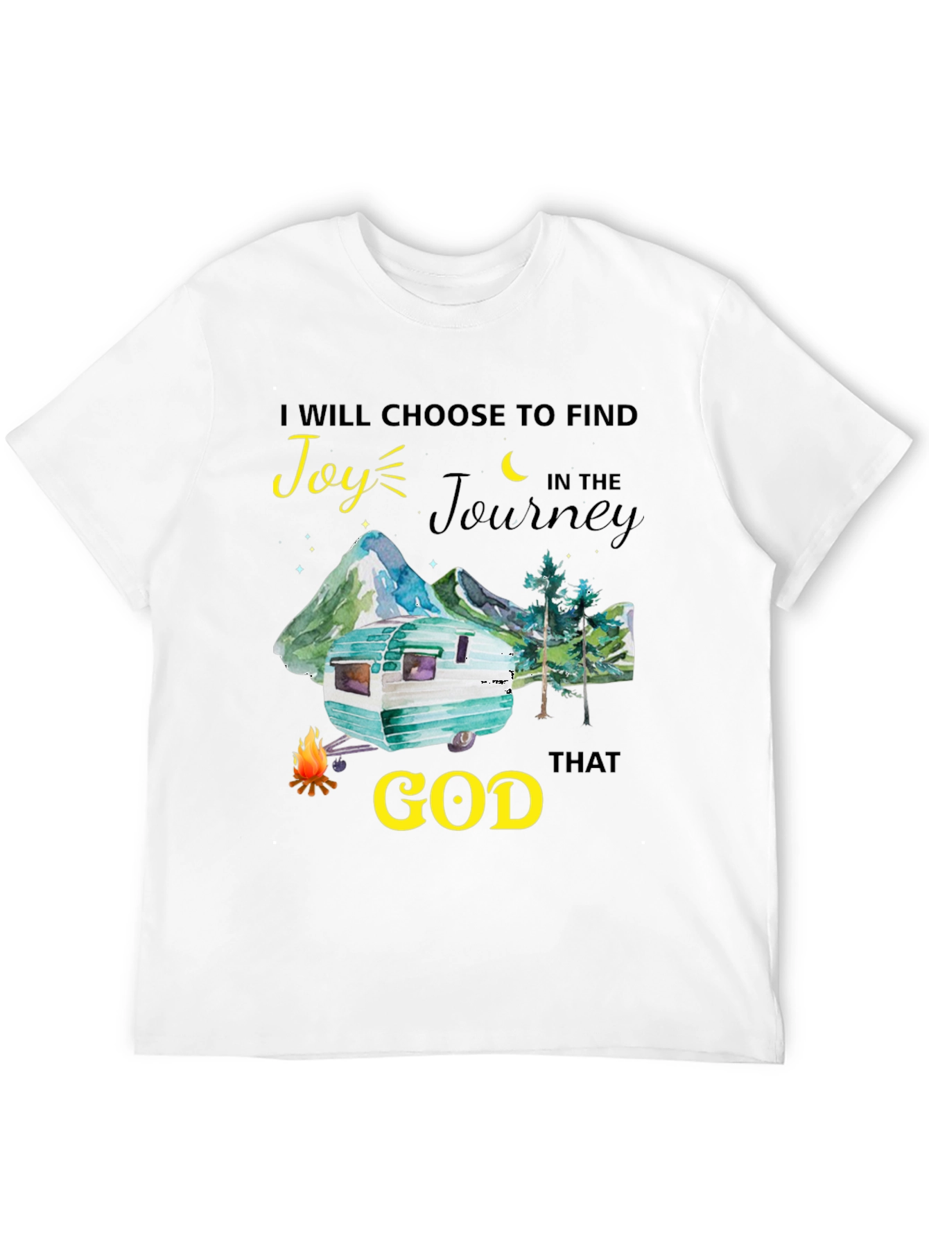 Joy In The Journey Camping Graphic Tee